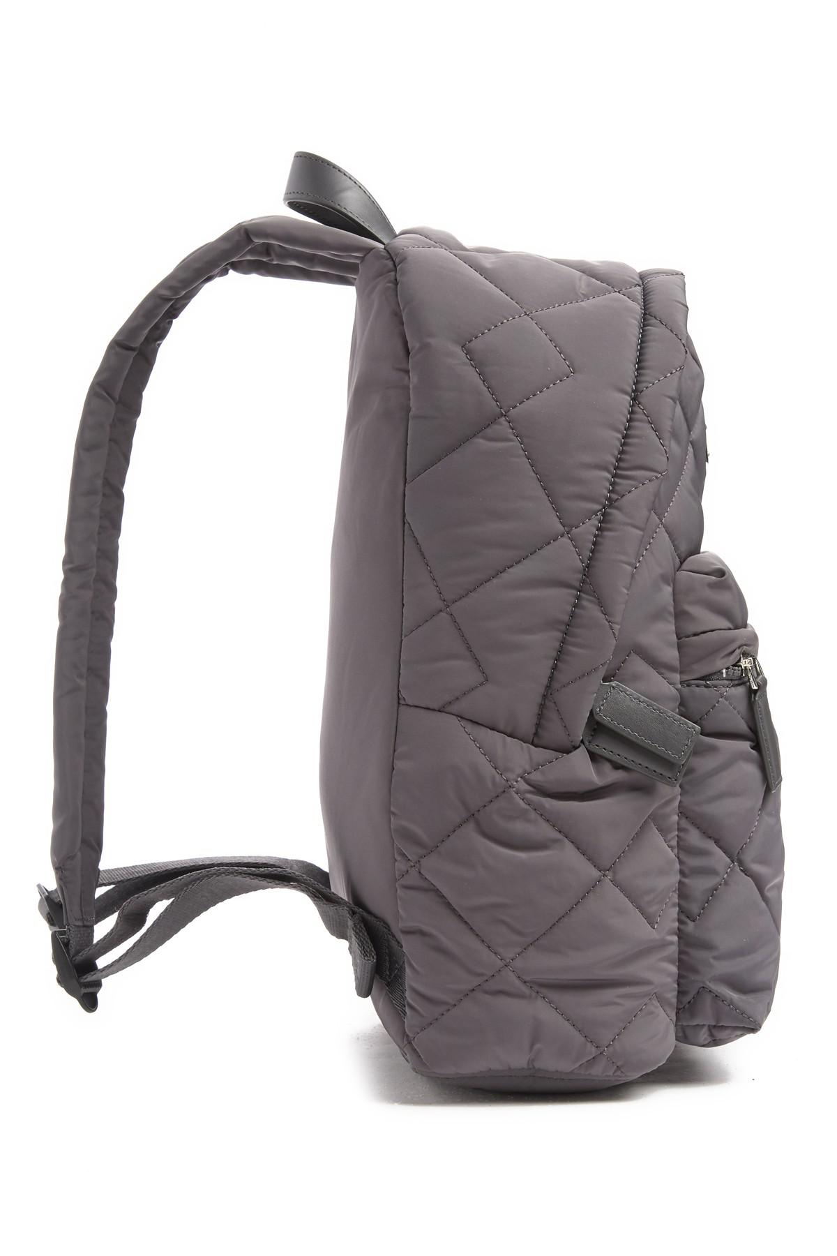 Marc Jacobs Synthetic Quilted Nylon Backpack in Dark Grey (Gray 