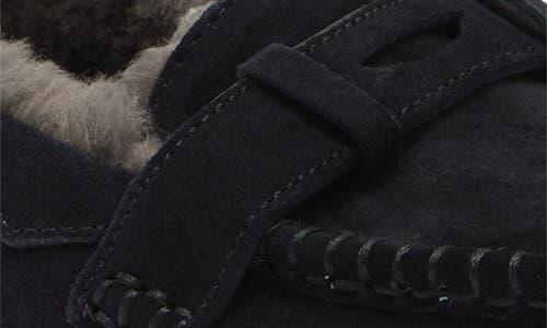 UGG Willow Moc Toe Loafer in Black | Lyst