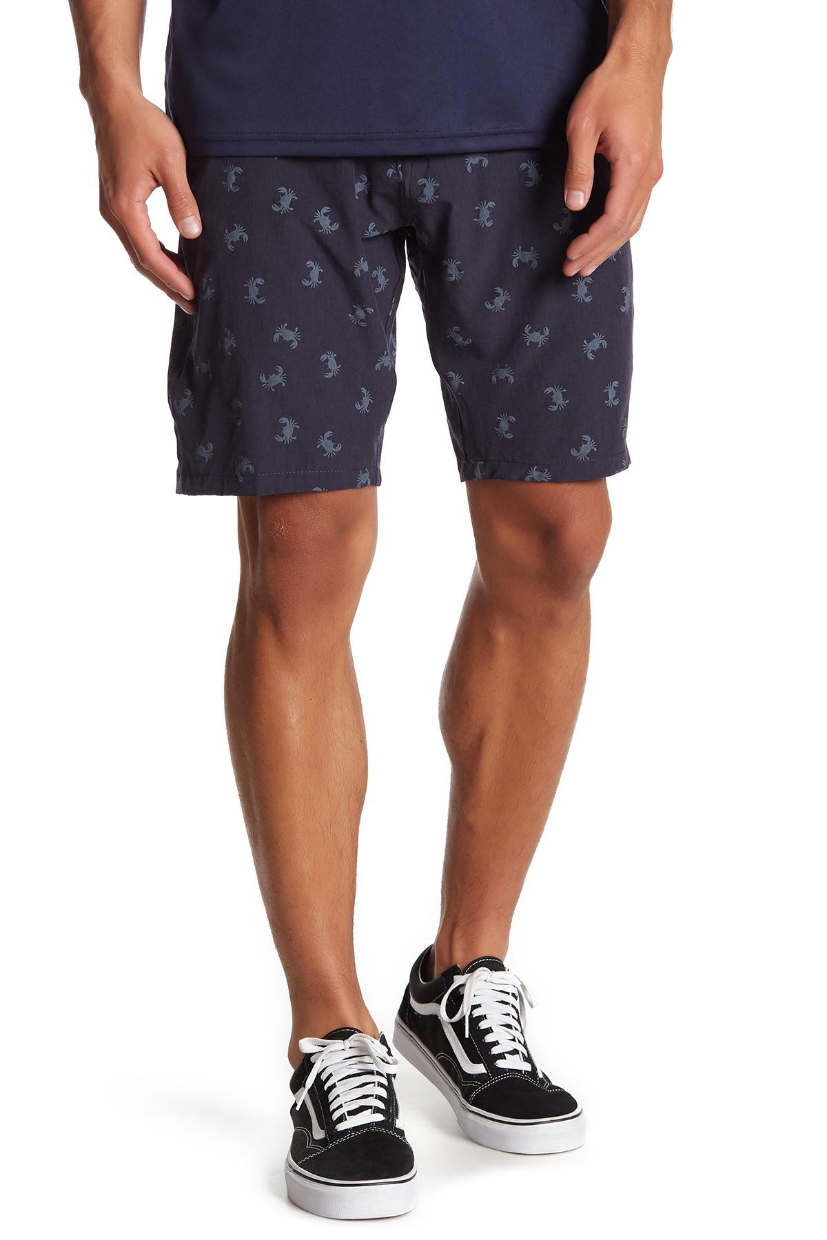 TRUNKS SURF AND SWIM CO Crab Print Multi-functional Shorts in Blue for ...