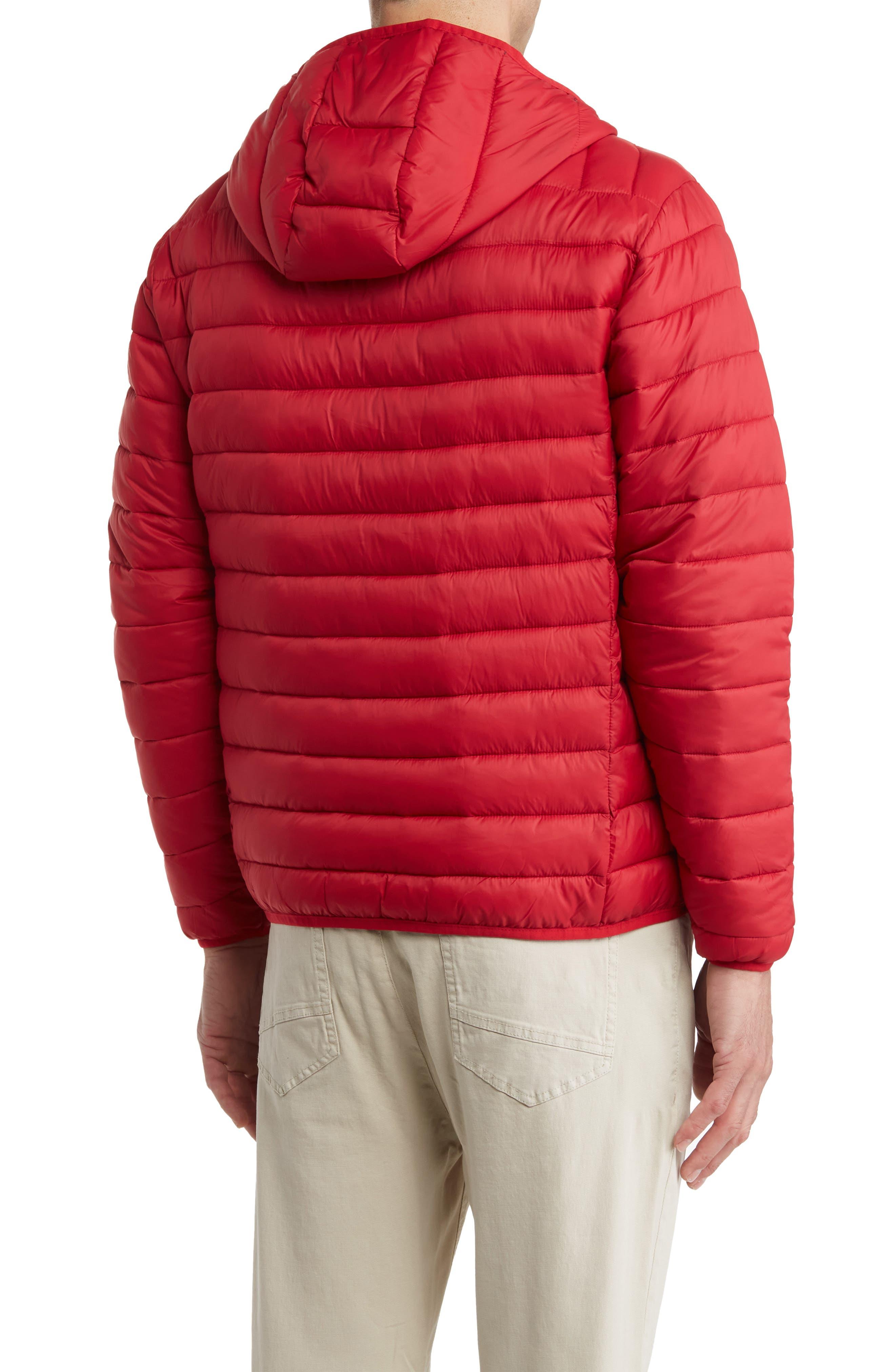 Hawke Co. Hooded Packable Quilted Jacket in Red for Men Lyst
