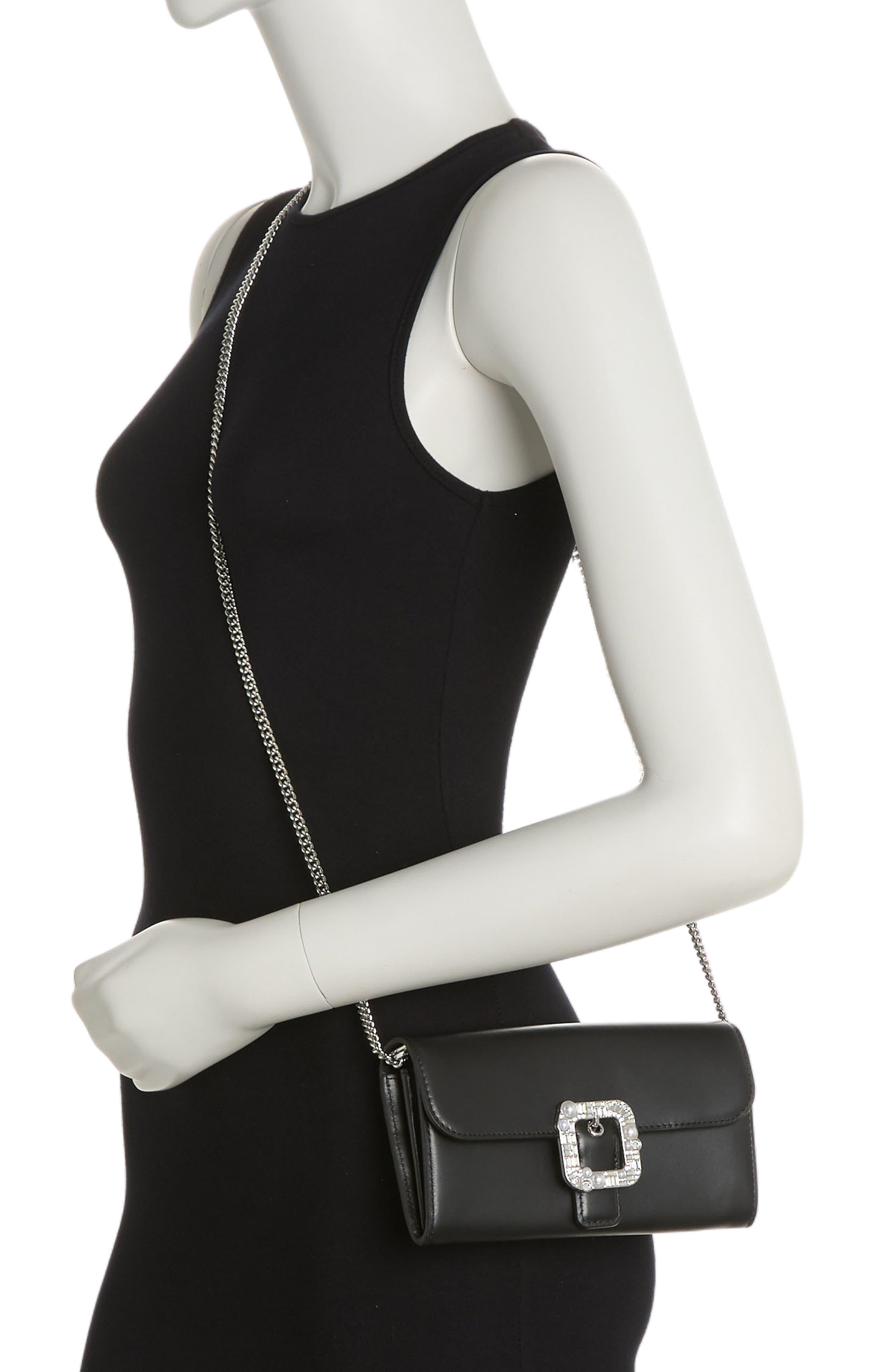 Kate Spade Leather Crossbody Wallet in Black Lyst