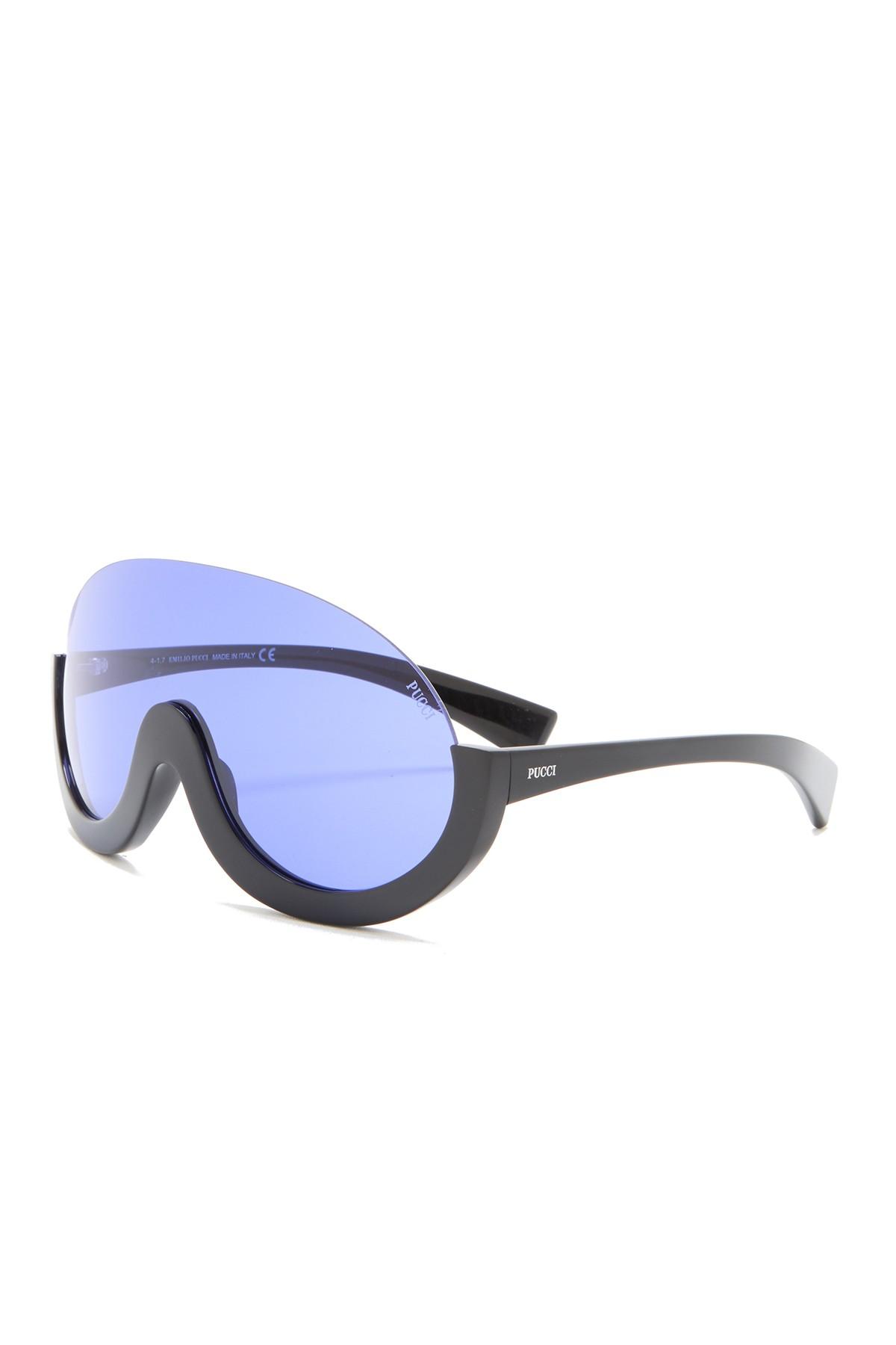 retro shield sunglasses