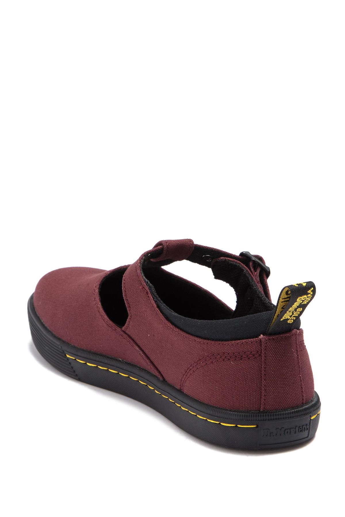 canvas doc marten mary janes