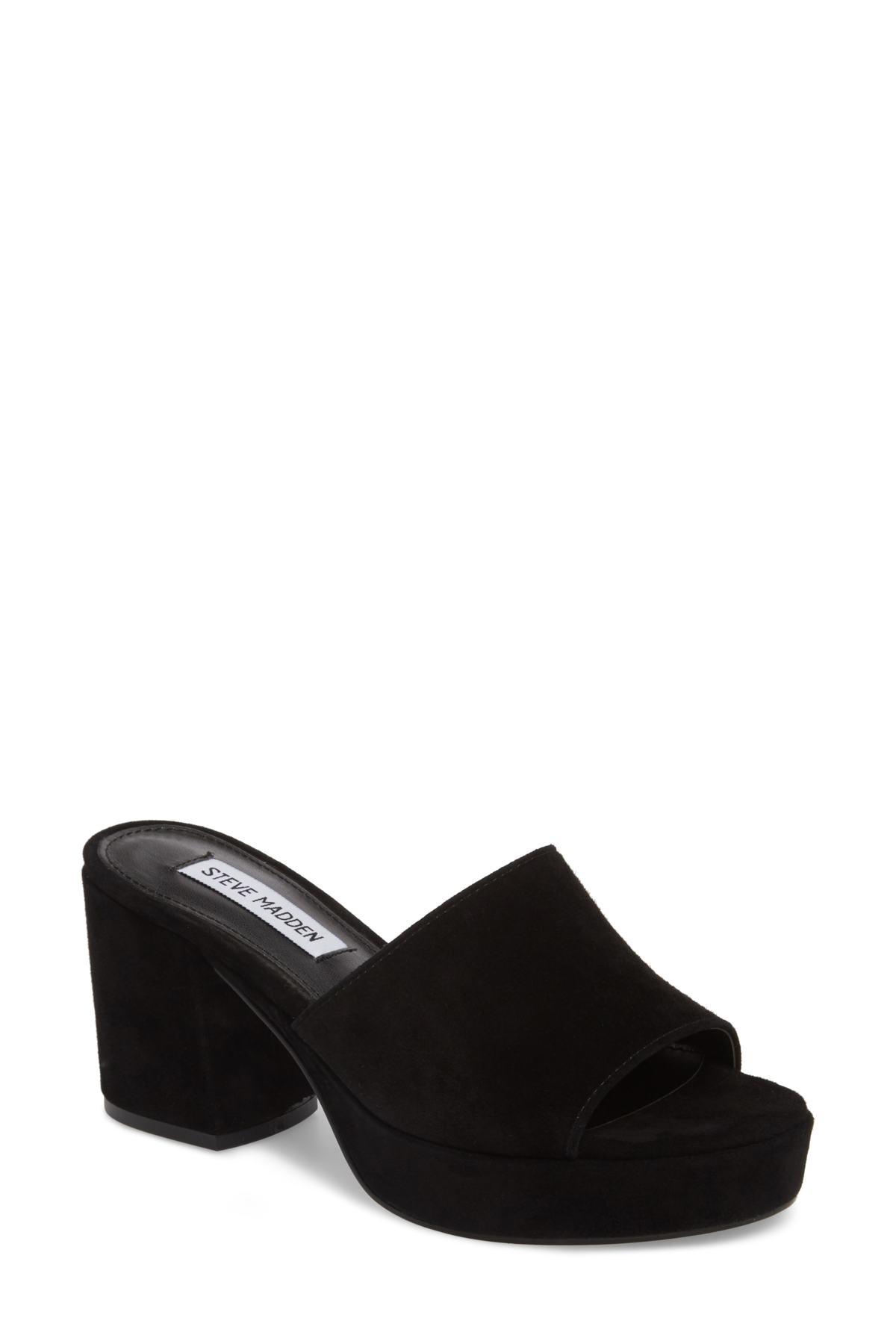 steve madden platform mules