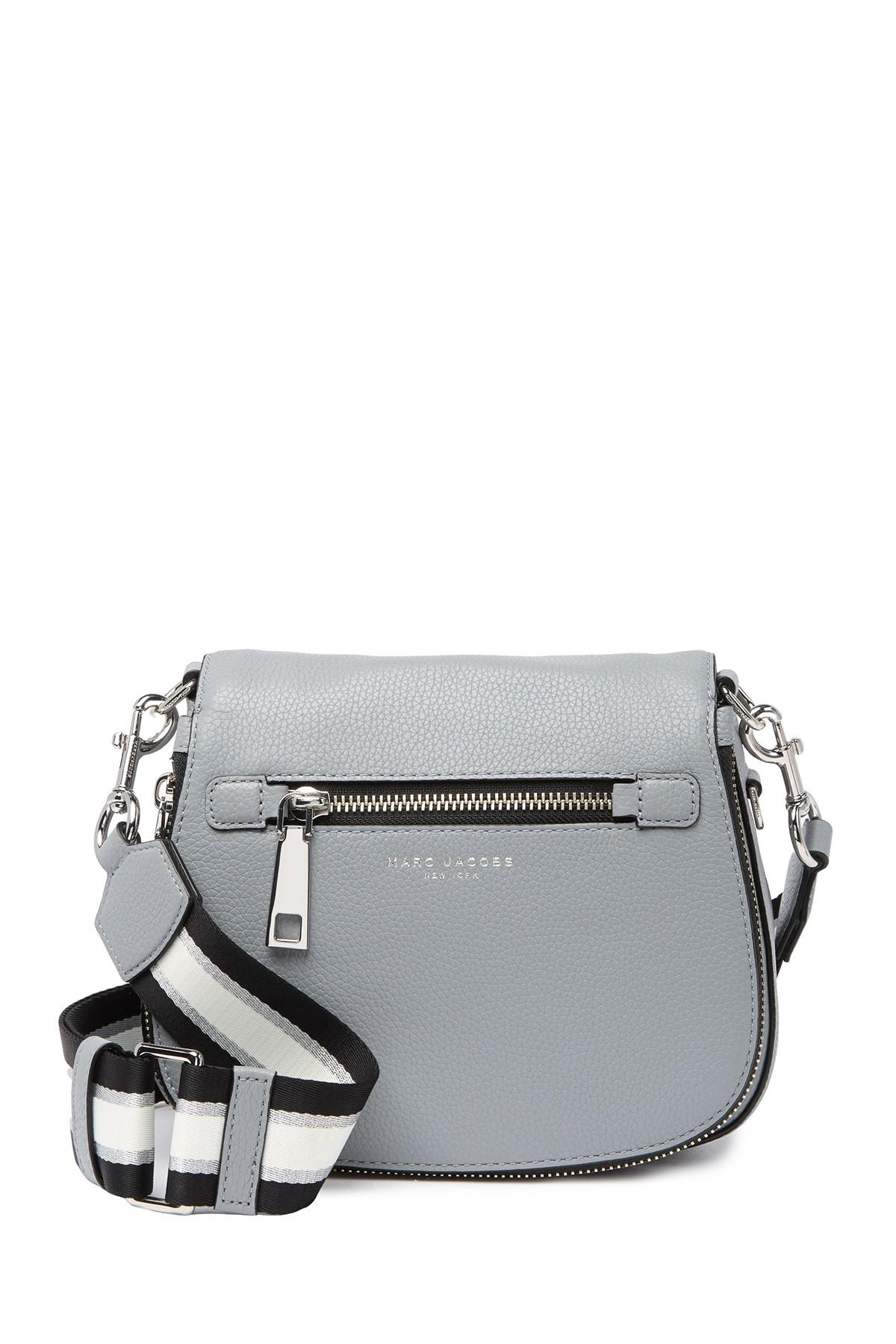 MARC JACOBS Grey Leather Crossbody #30019