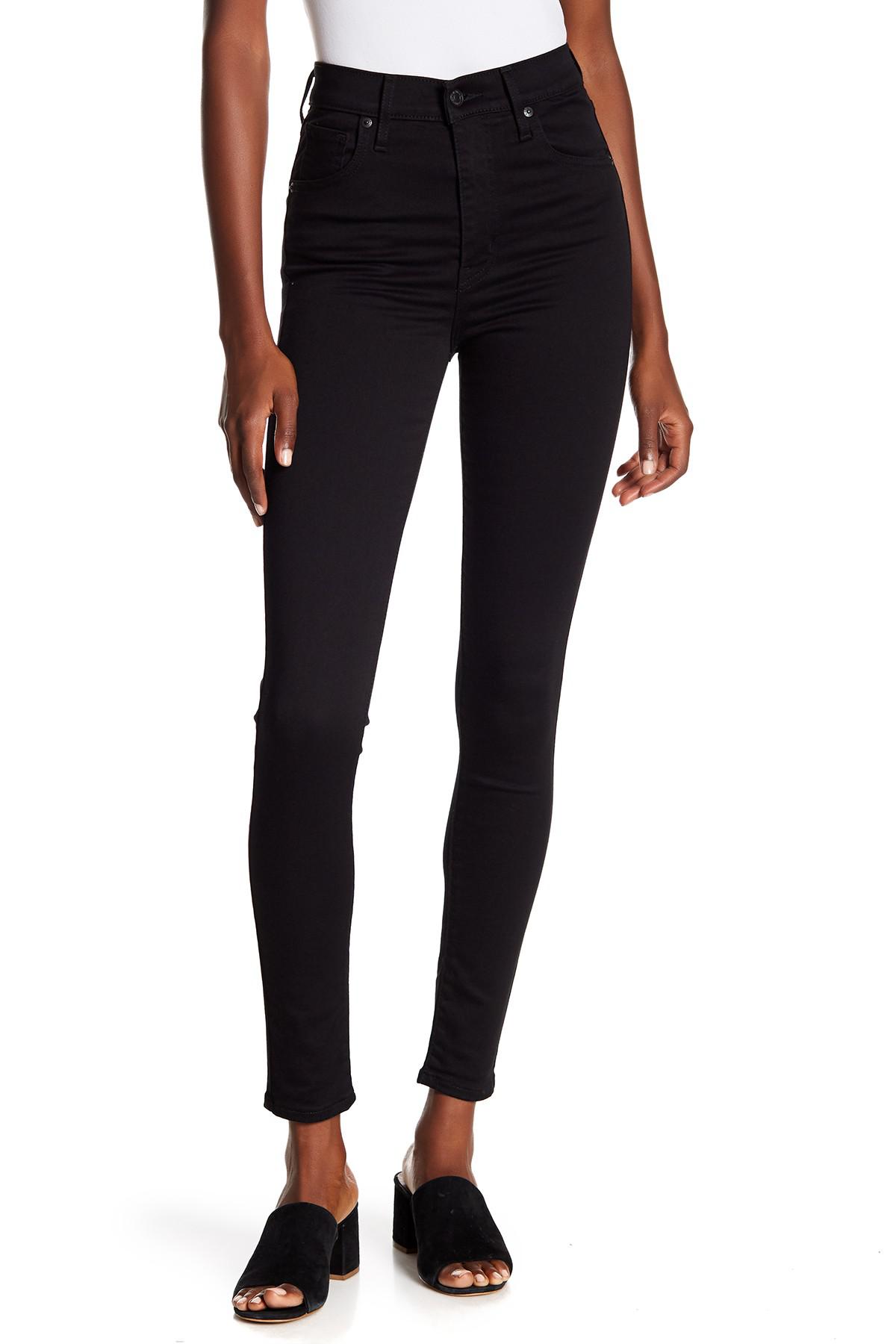 Levi's Denim Mile High Super Skinny Jeans In Black Galaxy - Save 77% | Lyst