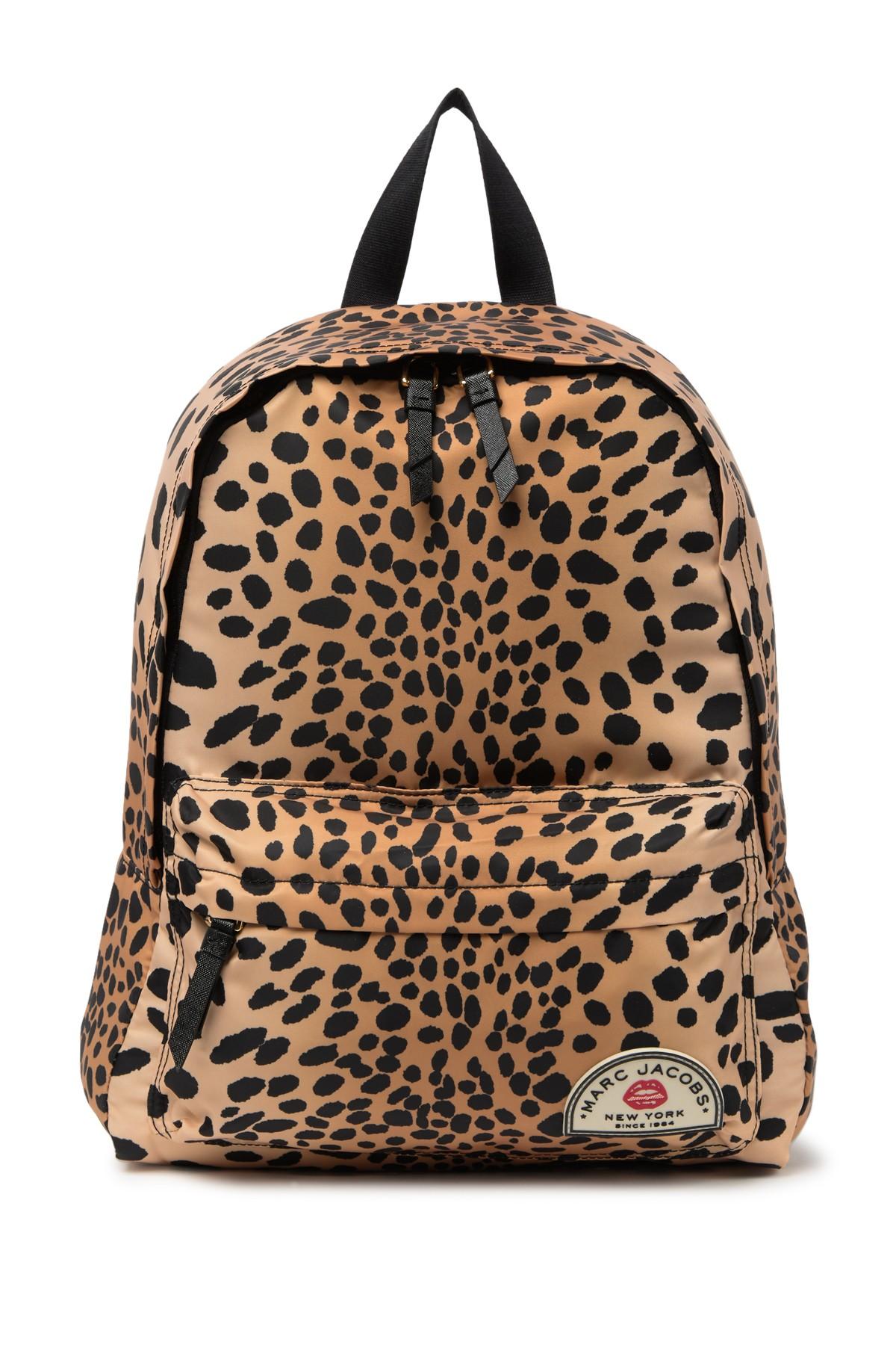 cheetah print backpack