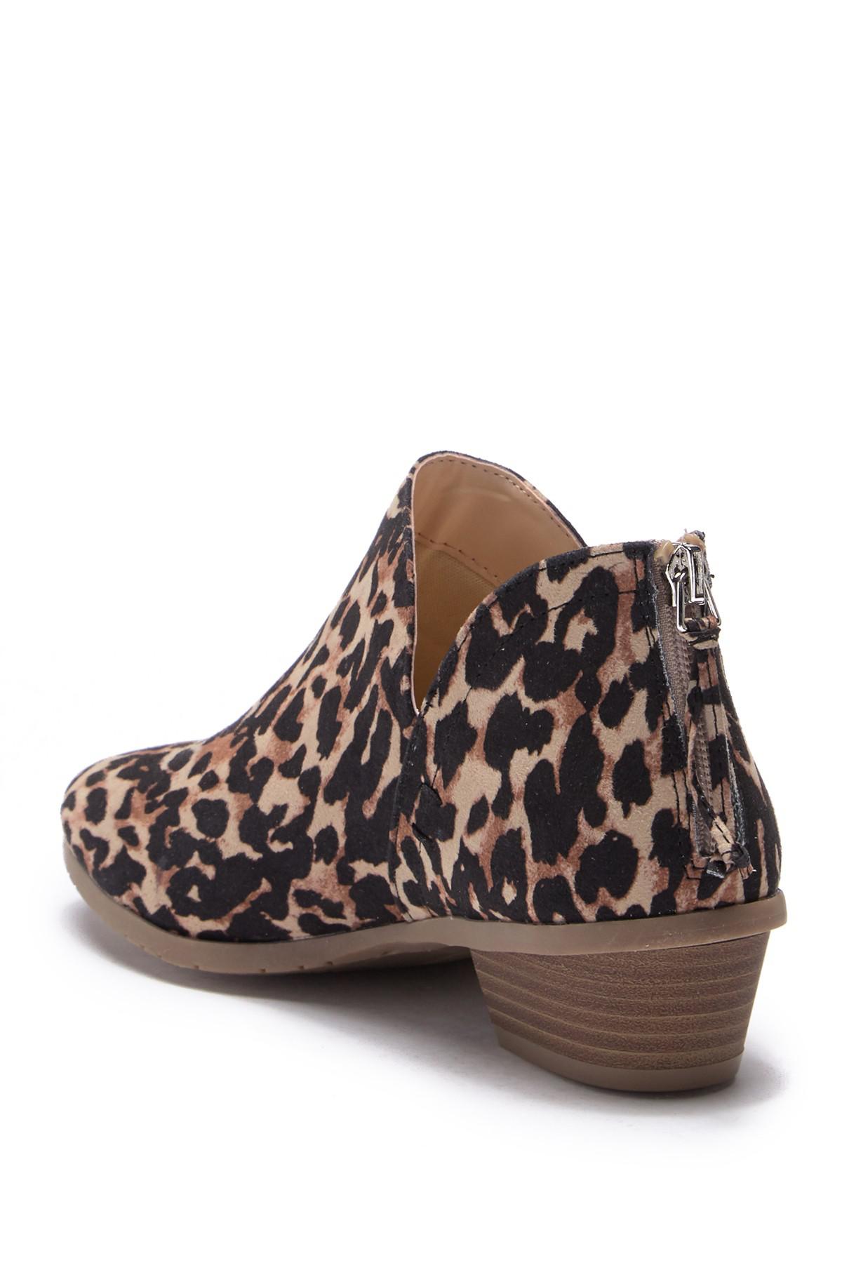 kenneth cole reaction leopard booties