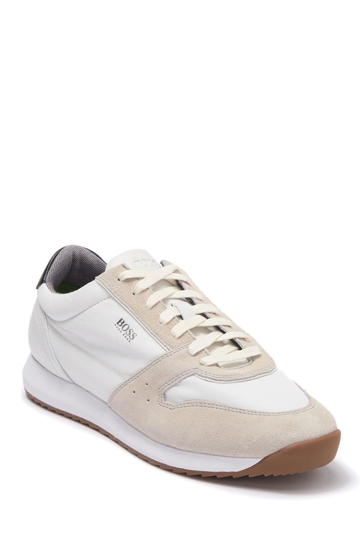 BOSS by Hugo Boss Sonic Running Tech Sneaker in White for Men - Lyst