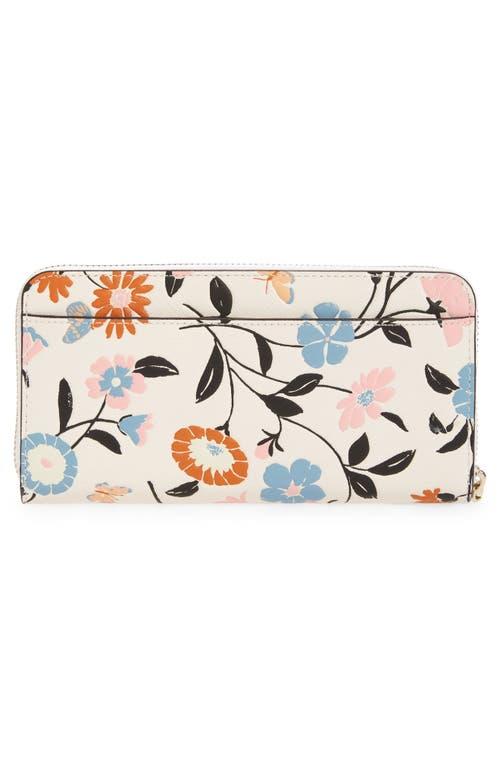 Kate Spade Spencer Floral Garden Embossed Leather Wallet in Kate Spade Spencer Floral Garden Embossed Leather Wallet in