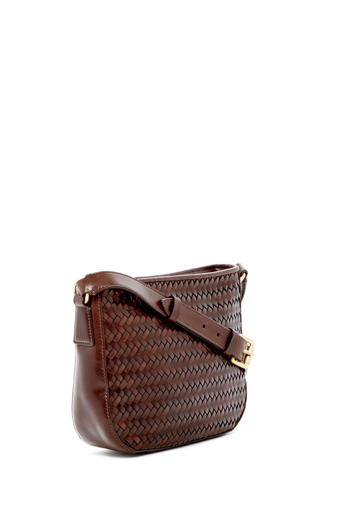 Cole haan woven leather handbag hot sale
