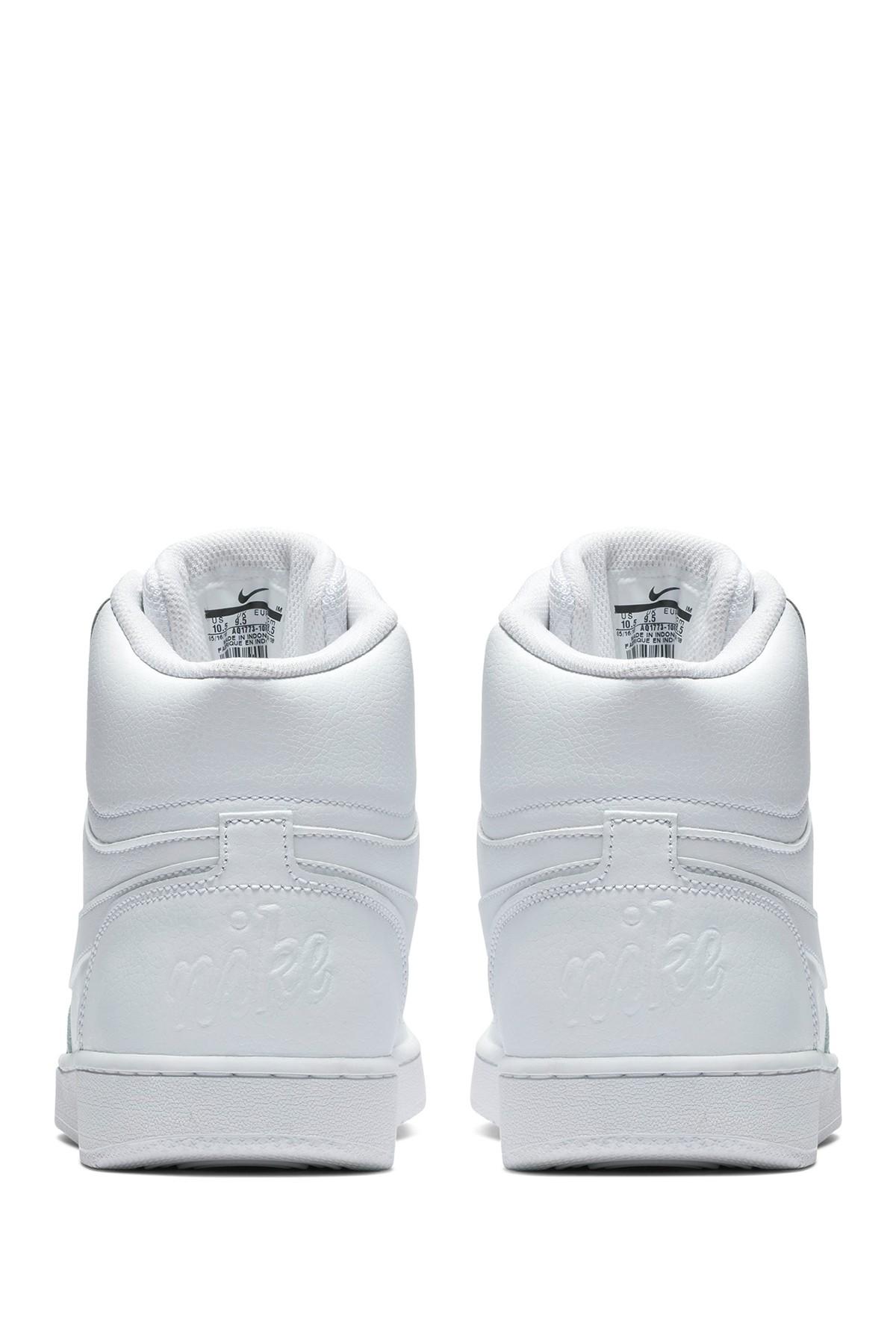 Nike Ebernon Mid Basketball Sneaker in White for Men | Lyst