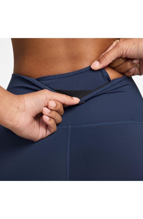 Nike Dri-Fit One High Waist 7/8 Leggings in Blue Lyst - Main Image
