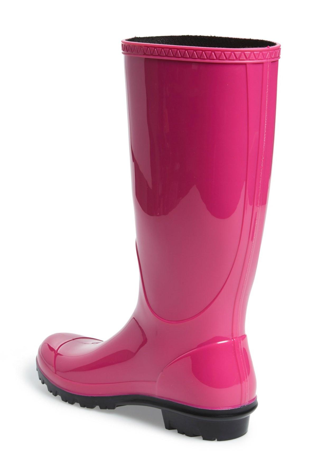 UGG Shaye Waterproof Rain Boot in Pink - Lyst