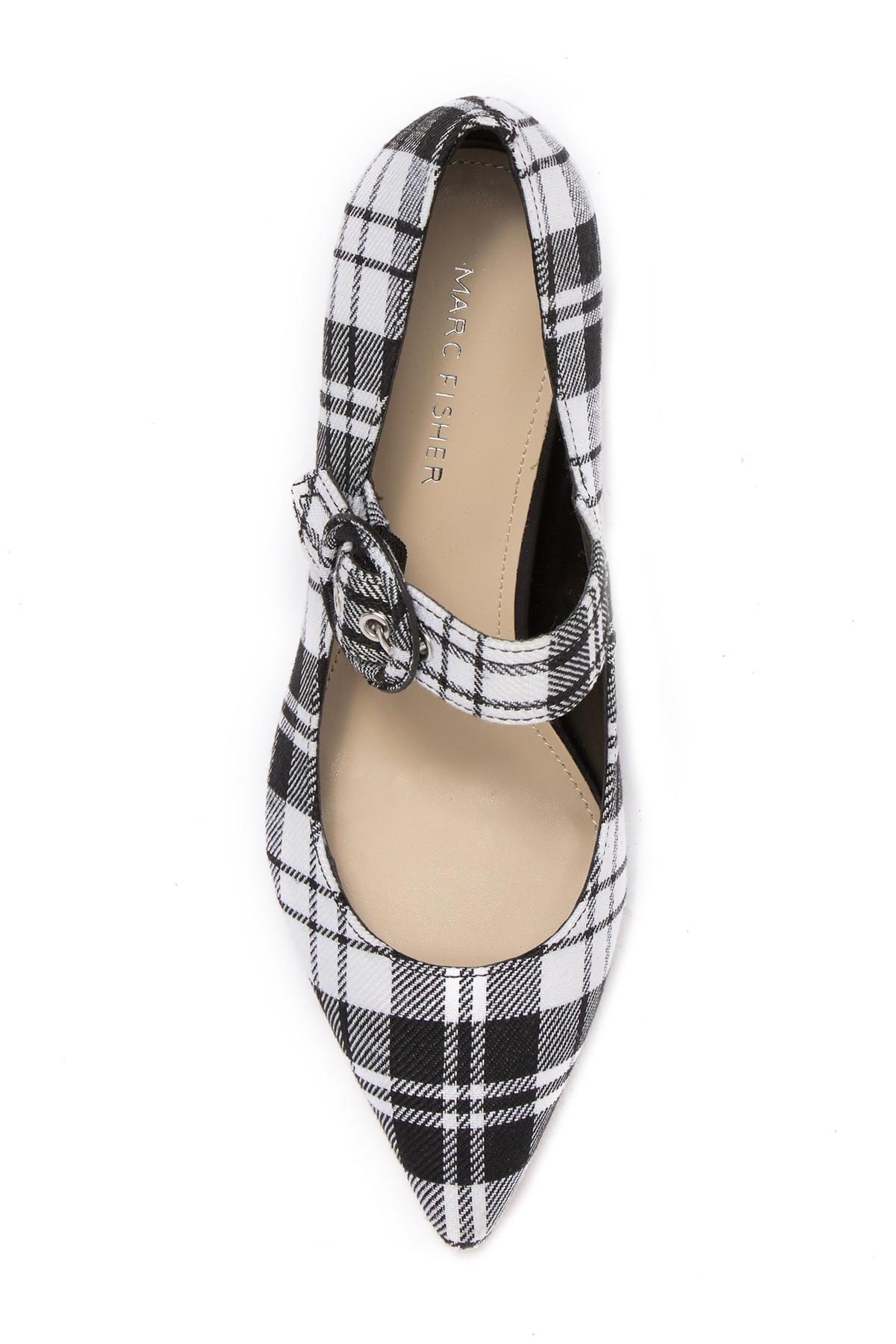Marc Fisher Leather Carney Plaid Mary 