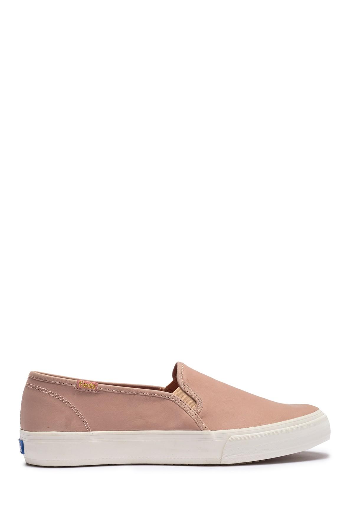 keds double decker leather natural