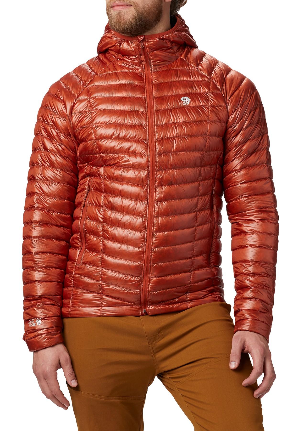 Mountain Hardwear Ghost Whisperer Hooded Down Jacket in Dark Copper (Red) for Men - Save 50% - Lyst