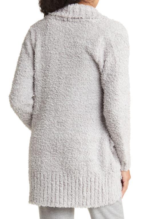Honeydew Intimates Cozy Open-Front Knit Longline Cardigan in Gray