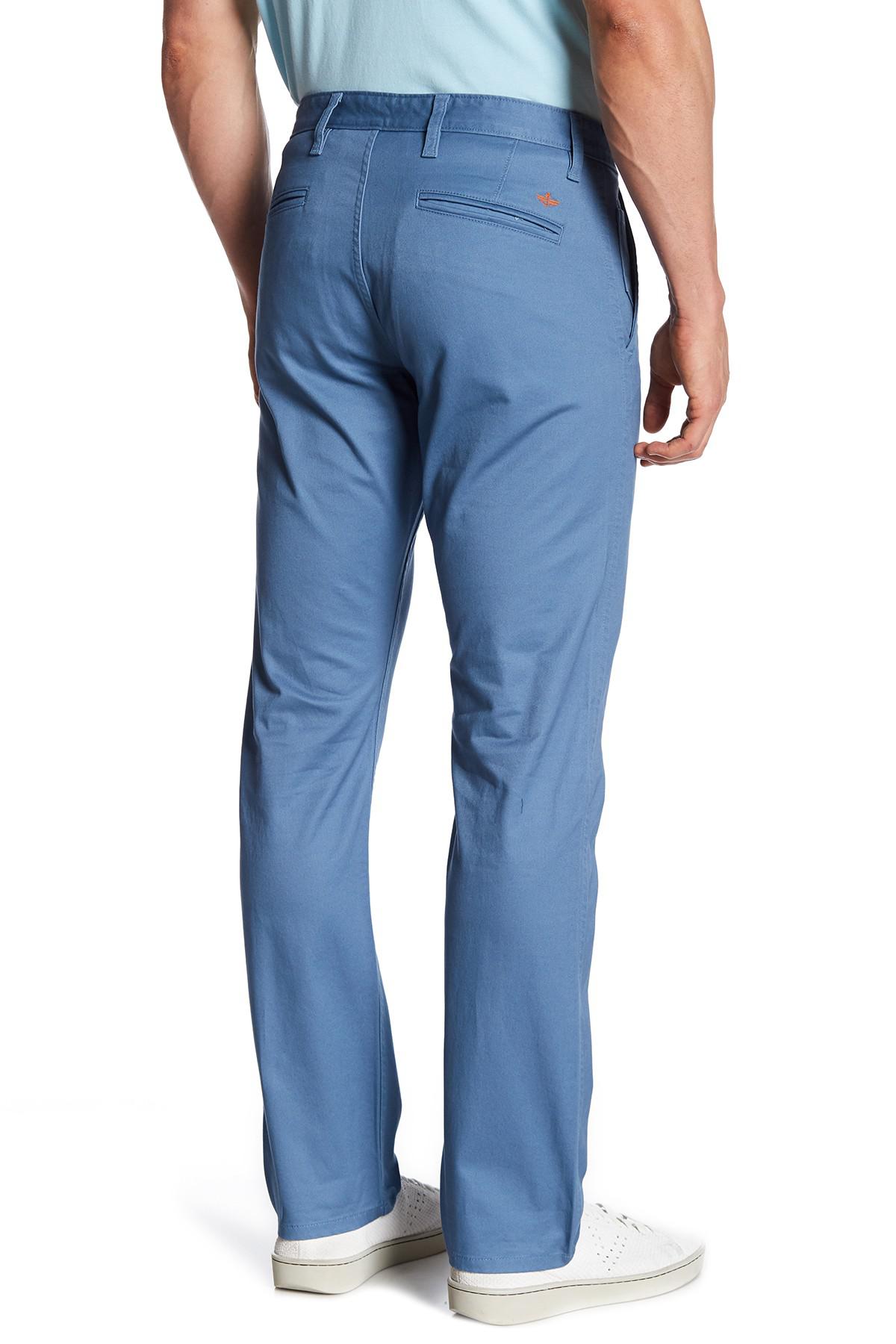 Dockers The Broken In Alpha Khaki Slim Tapered Fit Pant in Blue for Men |  Lyst