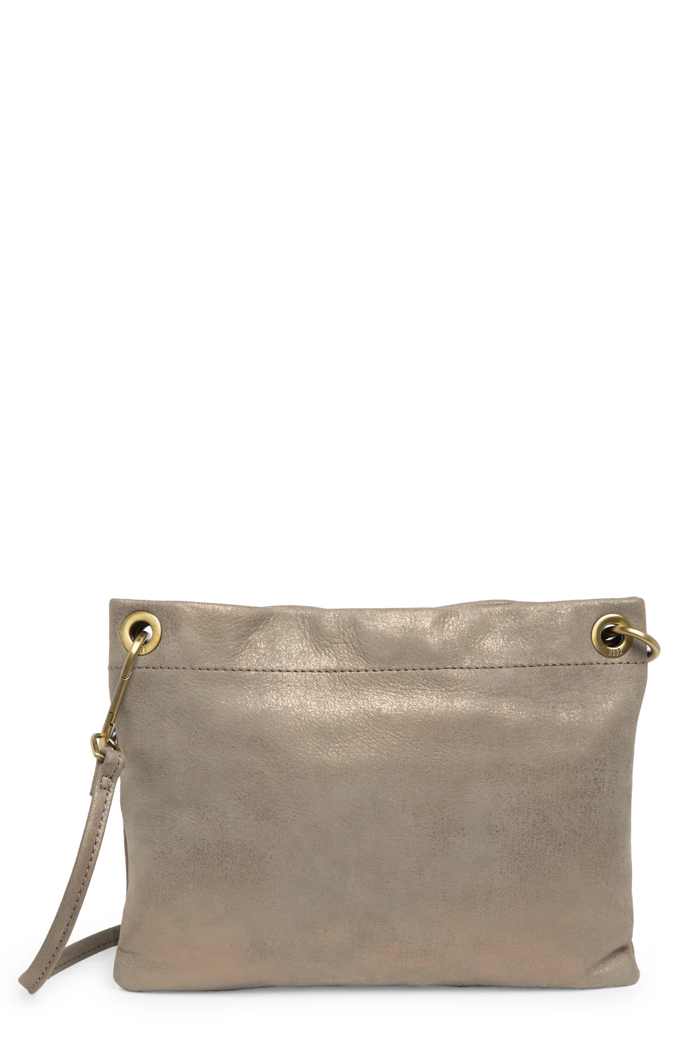 Hobo International Every Convertible Leather Crossbody Bag in Gray | Lyst