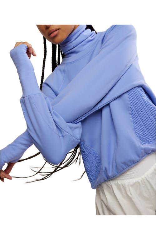 Free People Keepin' Cozy Run Pullover in Blue | Lyst