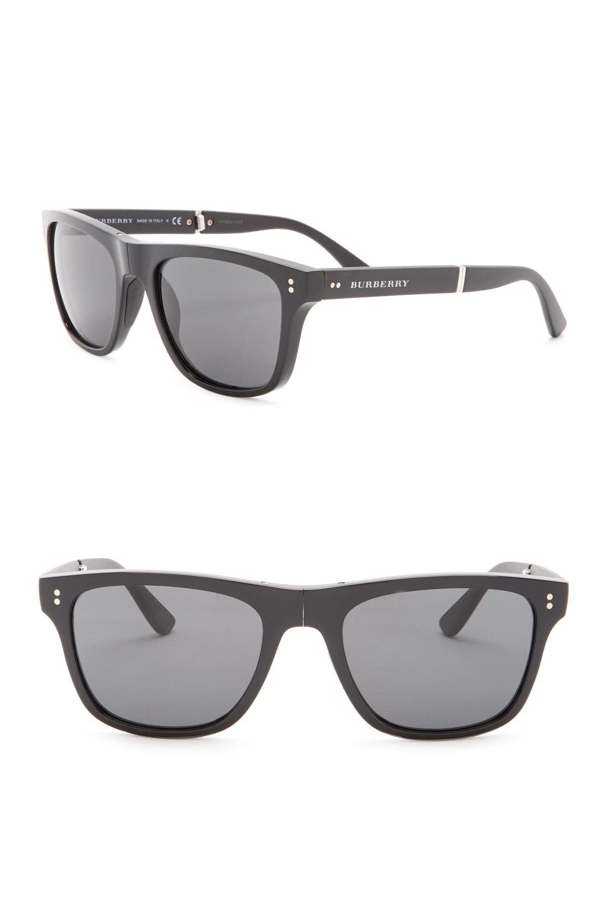 Burberry Be4204 Folding Travel Tailoring 30015v Sunglasses Black Size 55  for Men | Lyst