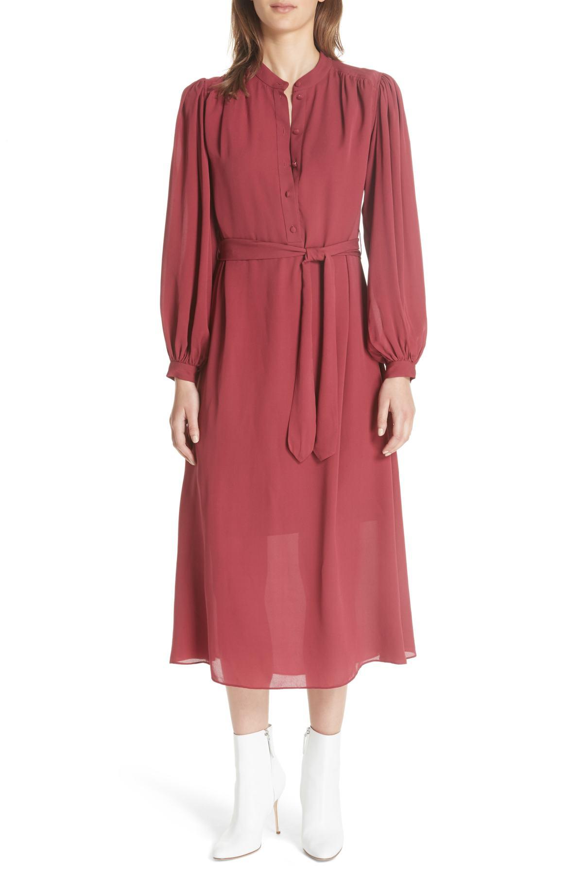 equipment francois silk dress