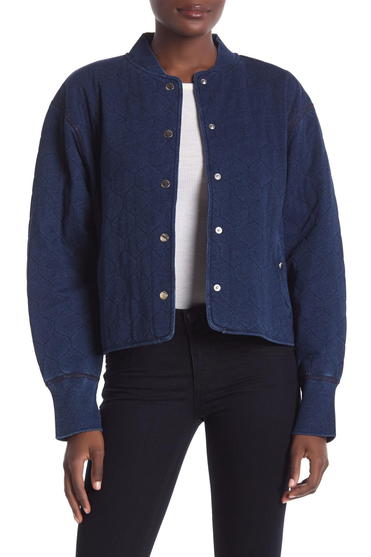 Rag & Bone Cotton Quilted Liner Jacket in Indigo (Blue) Lyst