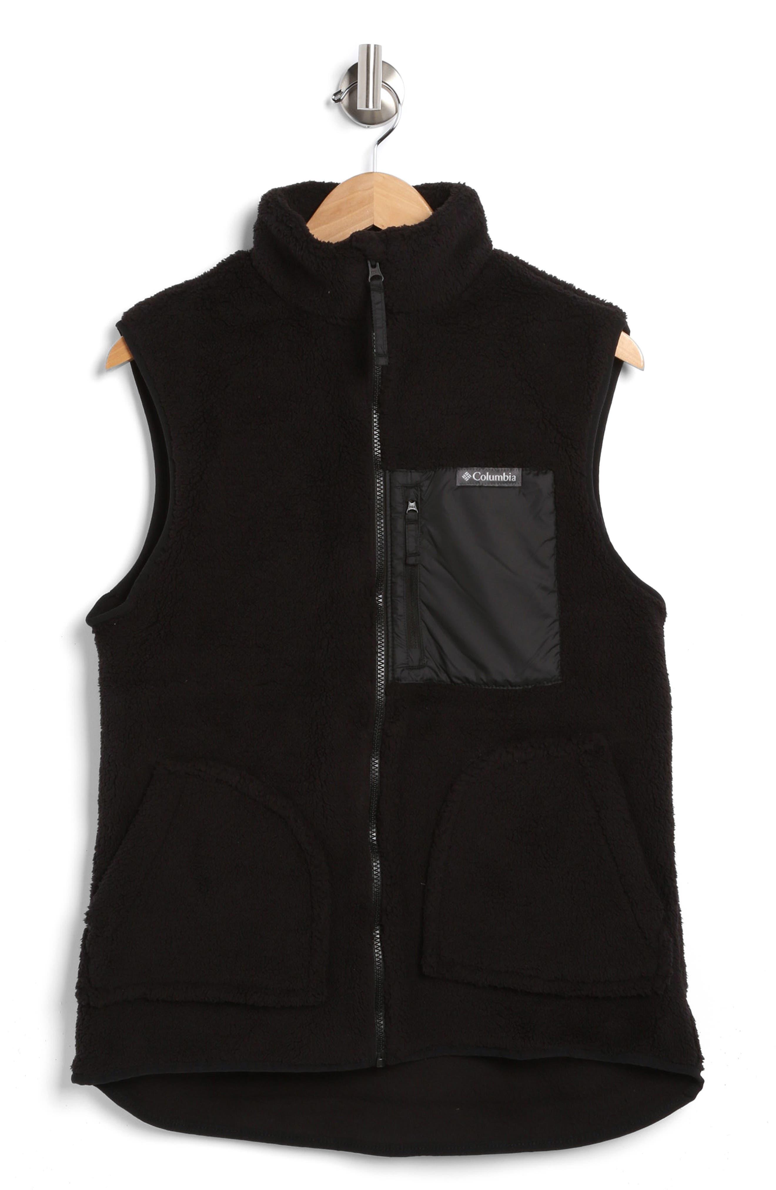 Columbia Holly Hideaway Fleece Vest in Black