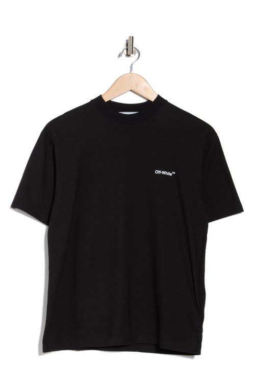 Tシャツ・カットソー OFF WHITE Women Tunic Tops 25POWAA081C99JER004 1001 Black Off-White - Cotton crew-neck T-shirt black - The Corner