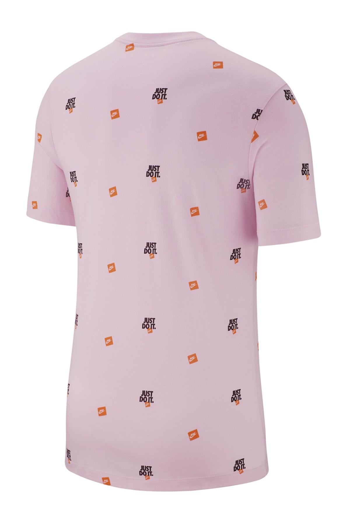 Nike Cotton Just Do It Logo Tshirt in Pink for Men Lyst