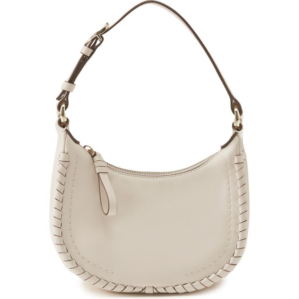 Helen Kaminski Vivie Mini Leather Hobo Bag in Gray | Lyst