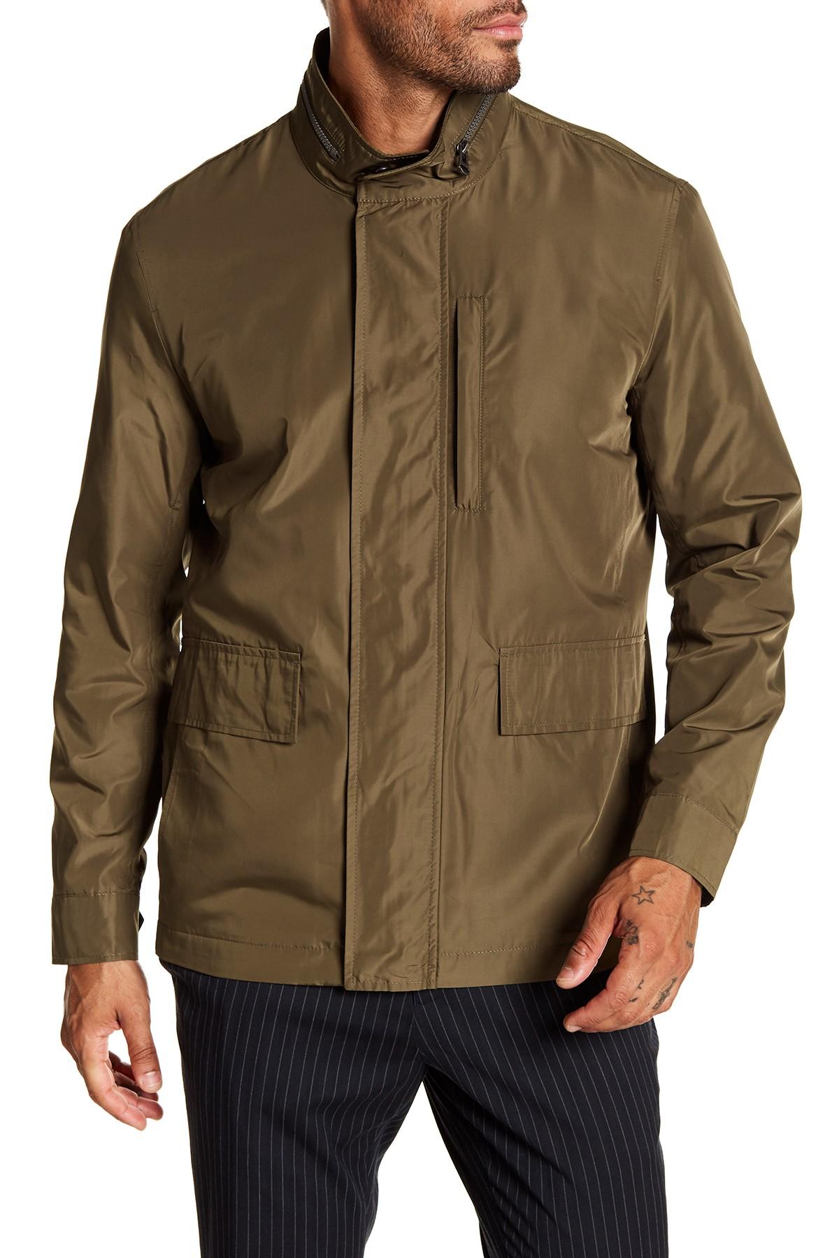 cole haan button front jacket