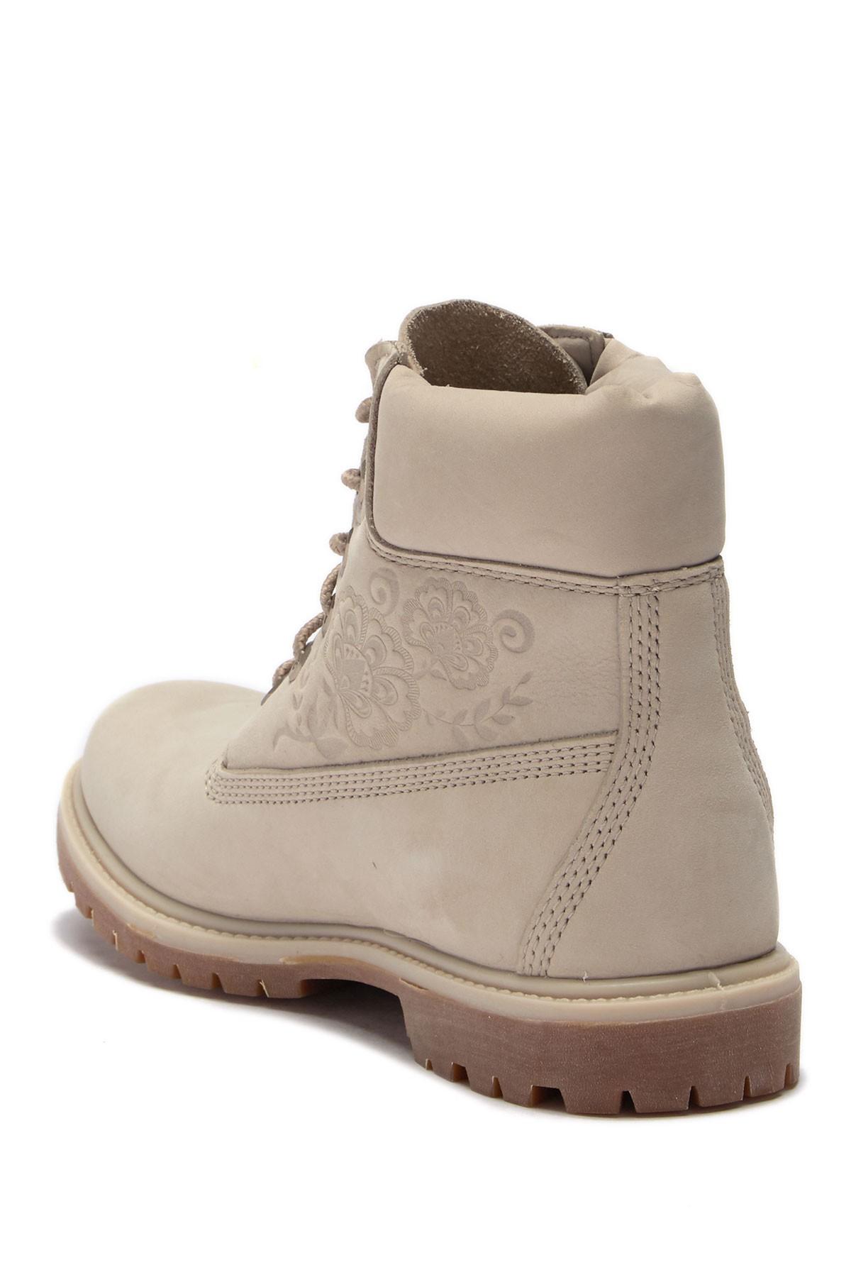 timberland embossed boots