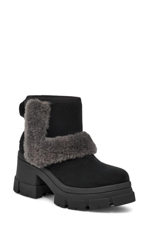 seyline waterproof genuine shearling bootie