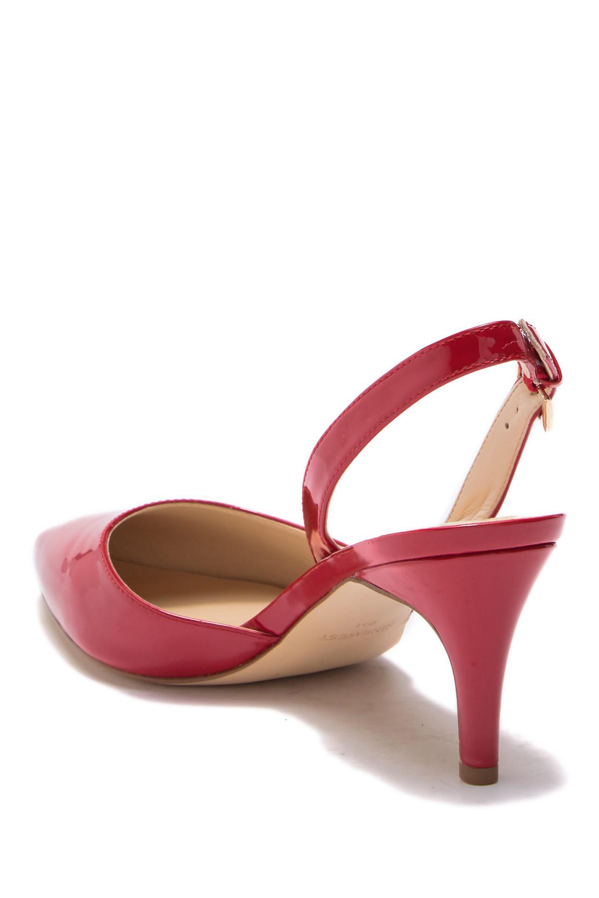 nine west epiphany slingback leather pump