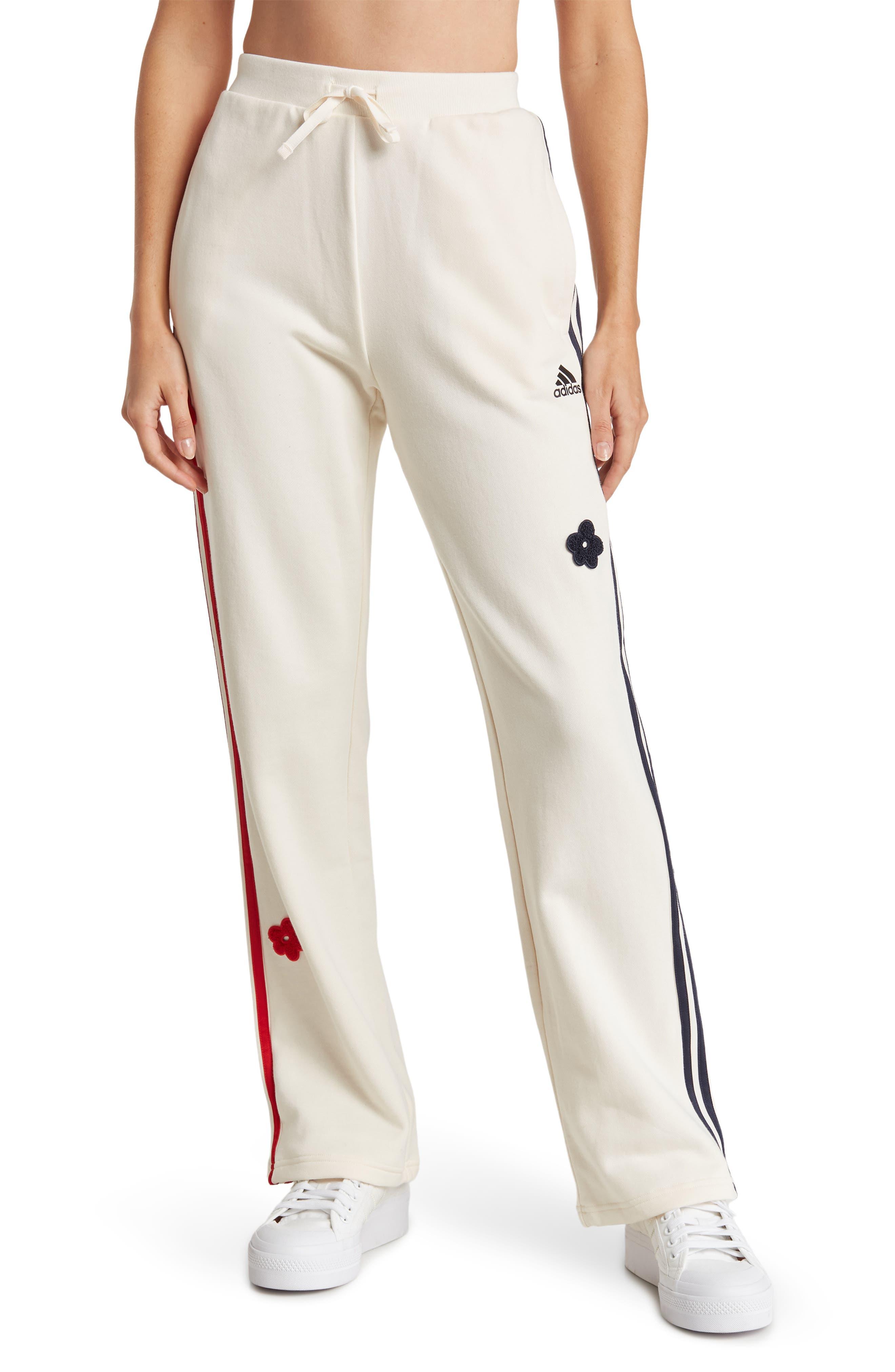 adidas Flower Pants In Chalk White At Nordstrom Rack in Natural | Lyst