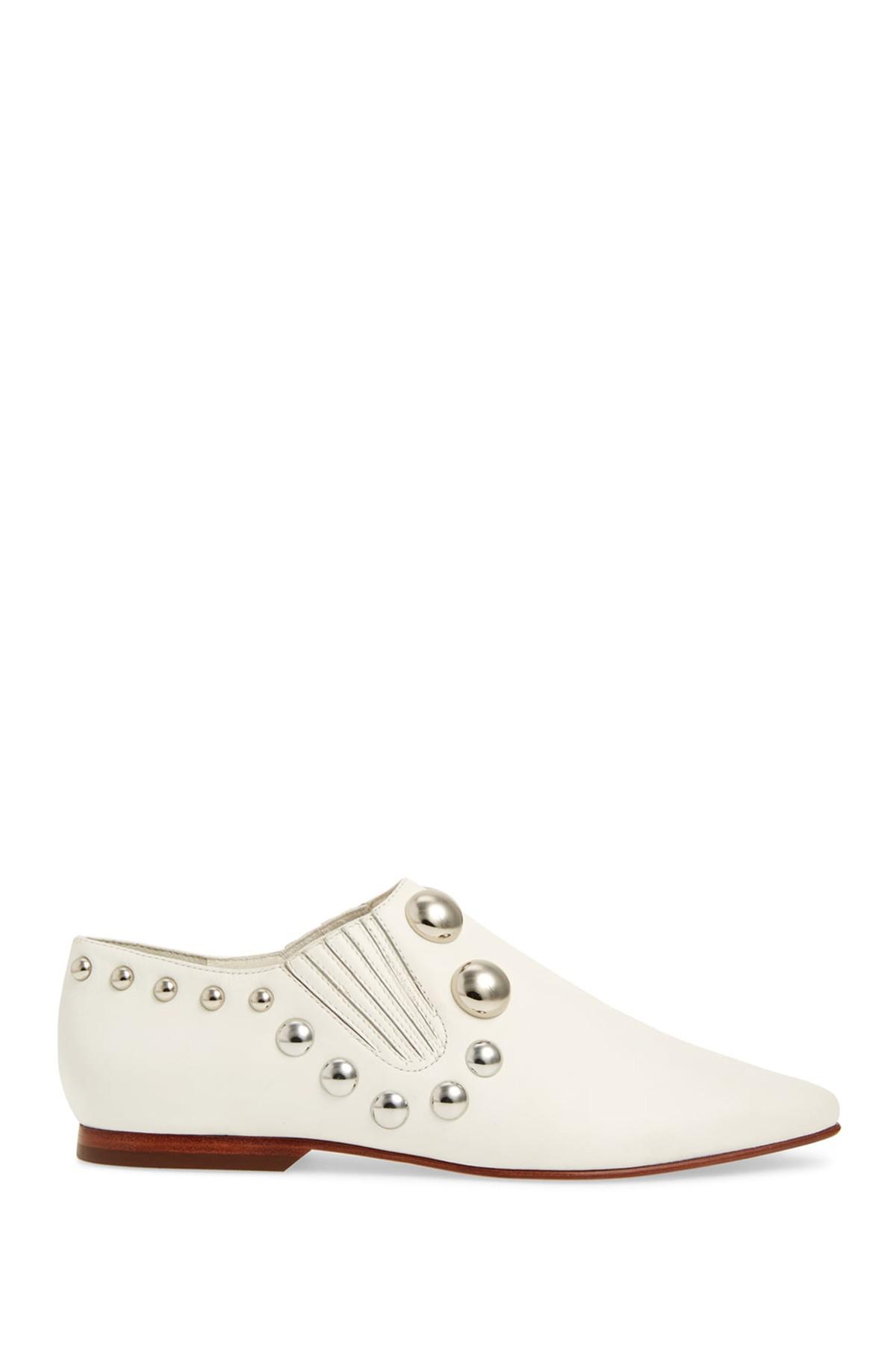 tory burch white flats