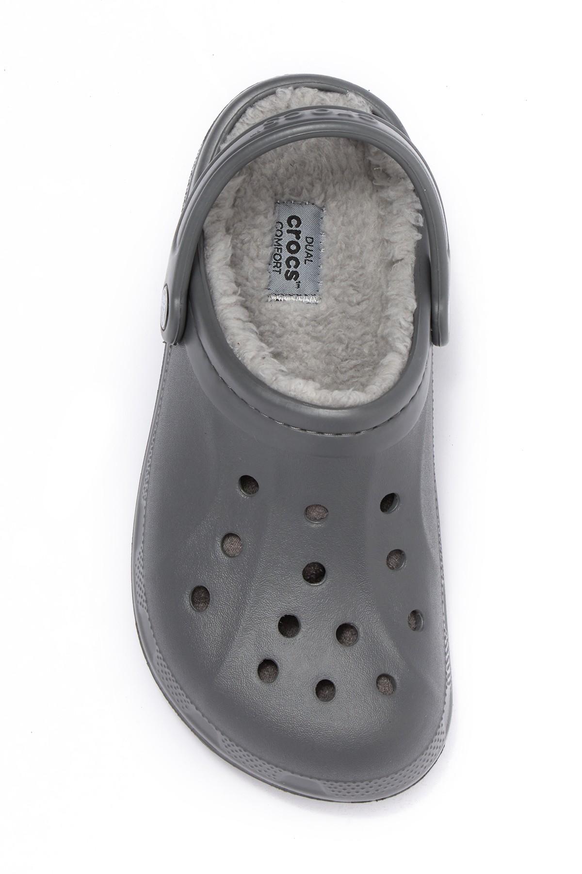 shearling lined crocs