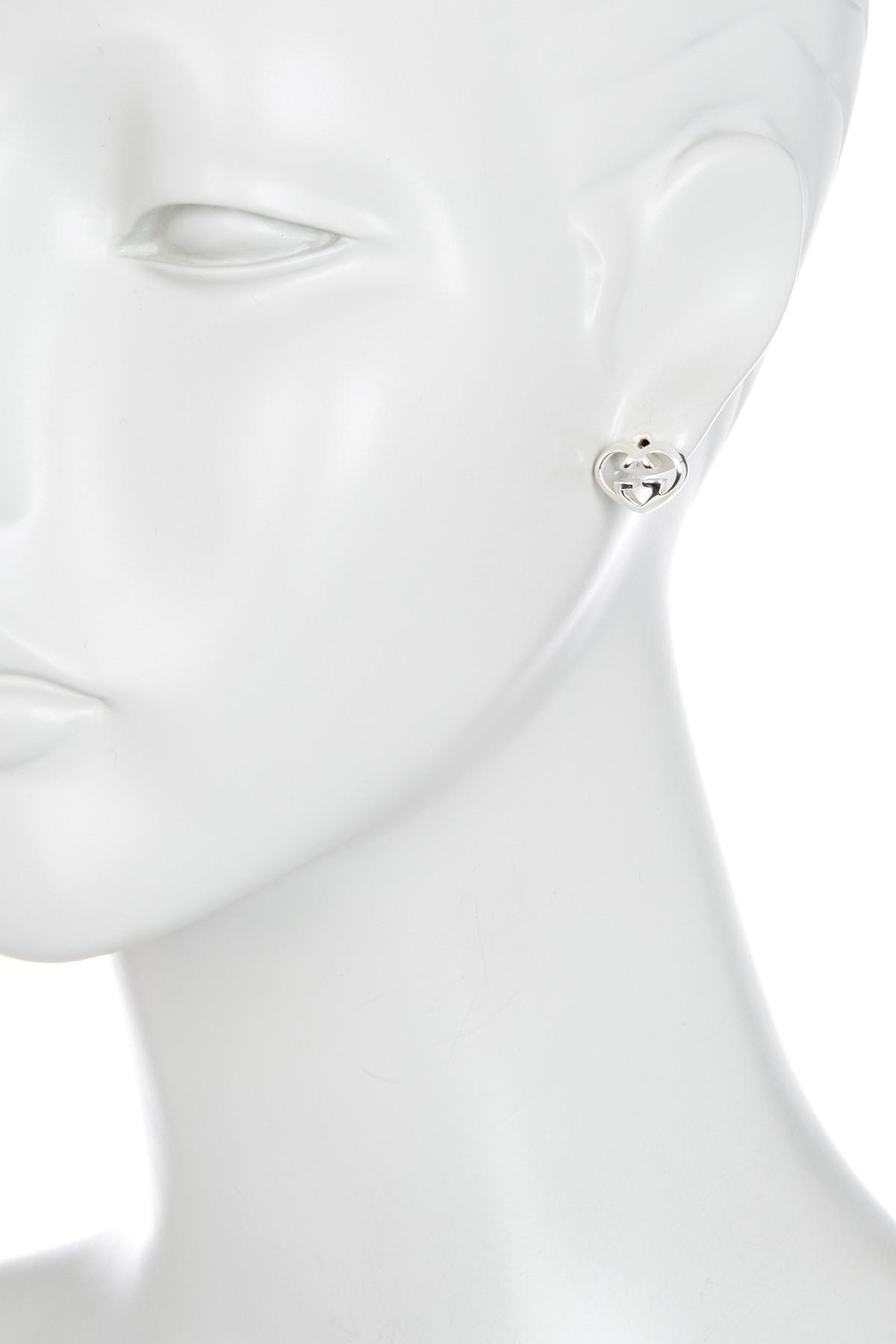 gucci sterling silver earrings