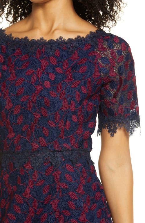 shani lace sheath dress Focus By Shani Women's Lace Dress with Flounce Hem, Ivory, 8