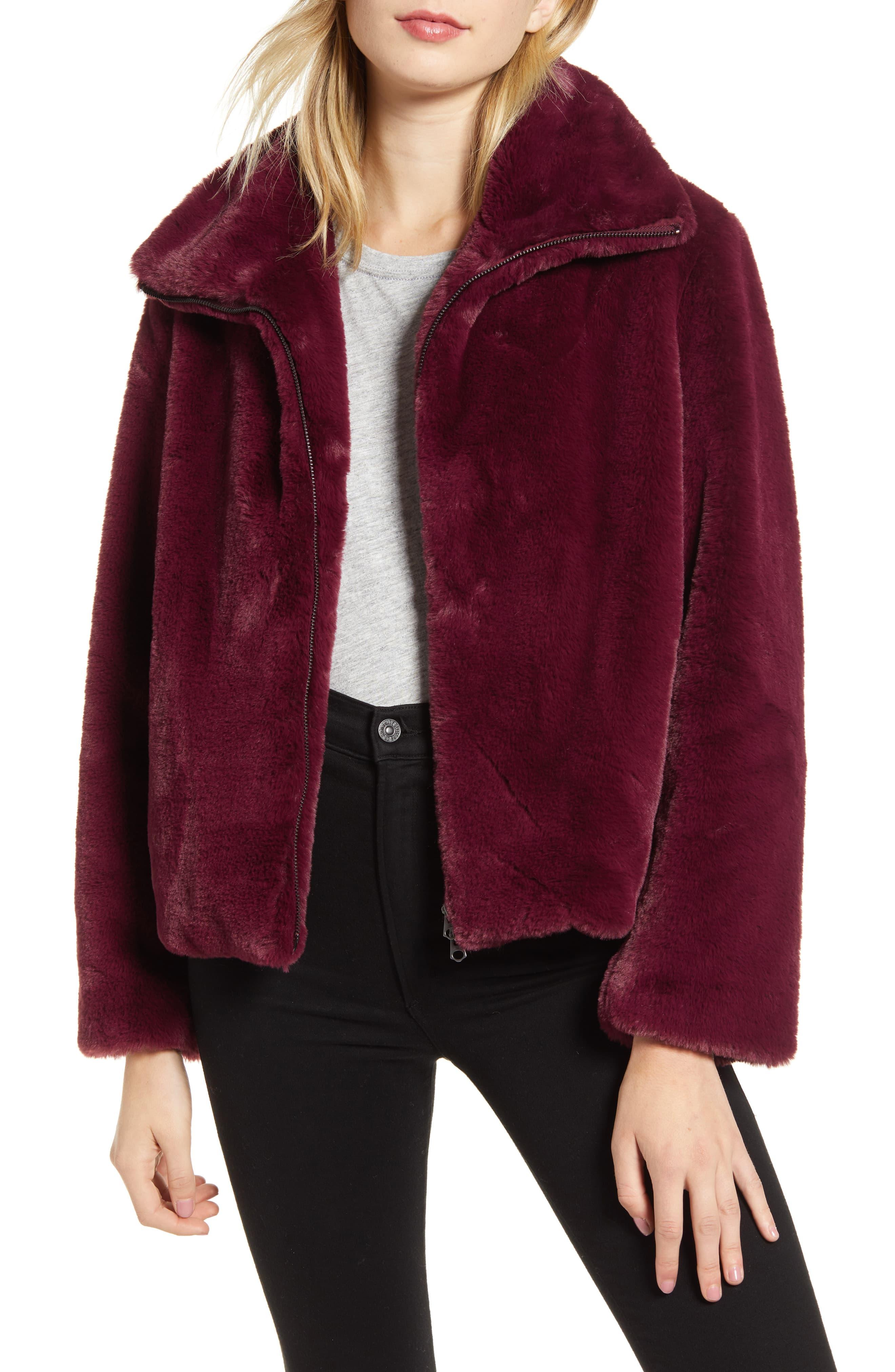 french connection fur jacket