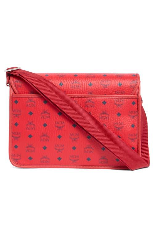 定番人気！ mcm-CANDY-RED-Aren-Logo-Print- バッグ