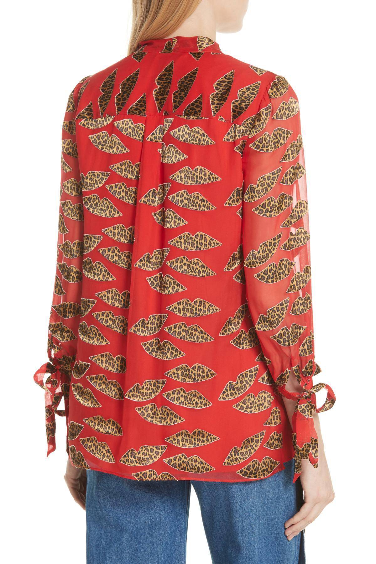 alice and olivia cheetah sweater