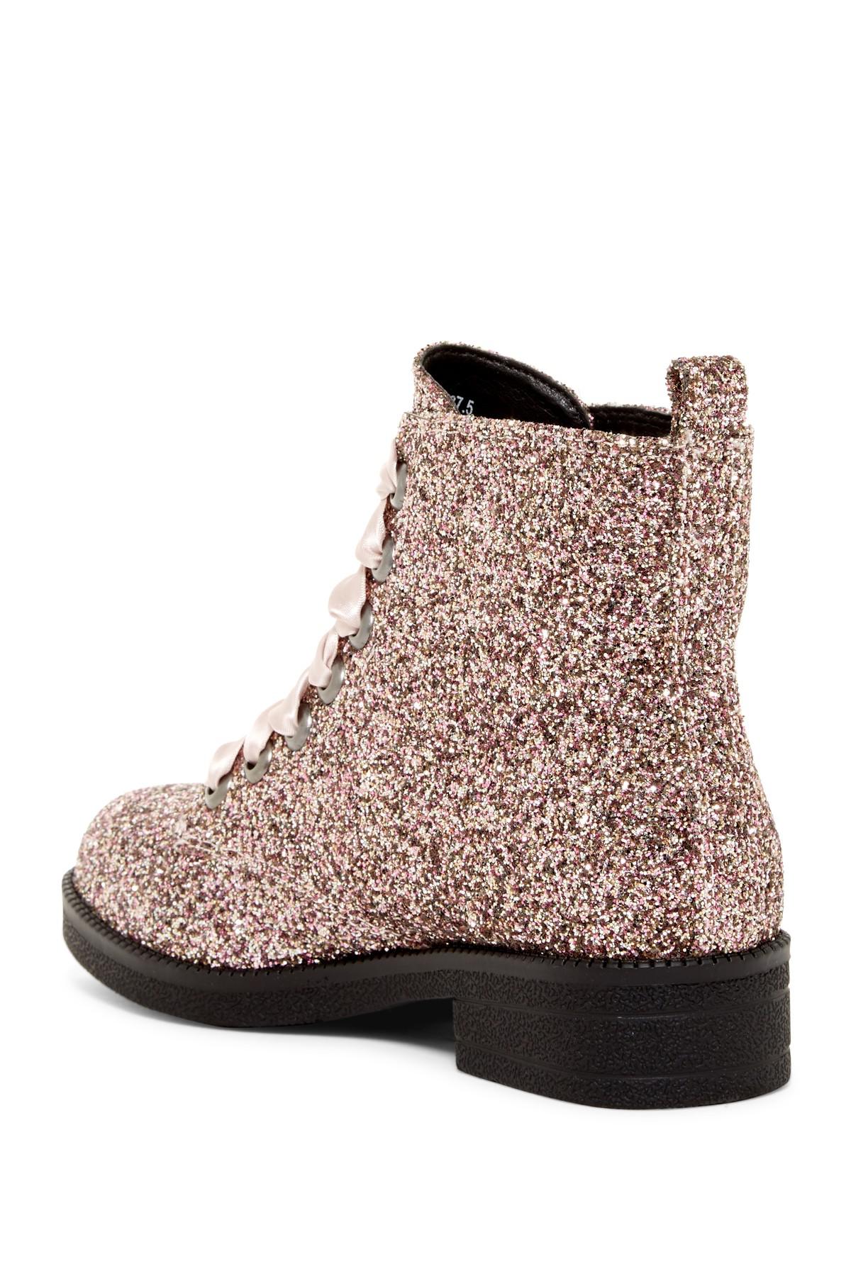 dirty laundry glitter boots
