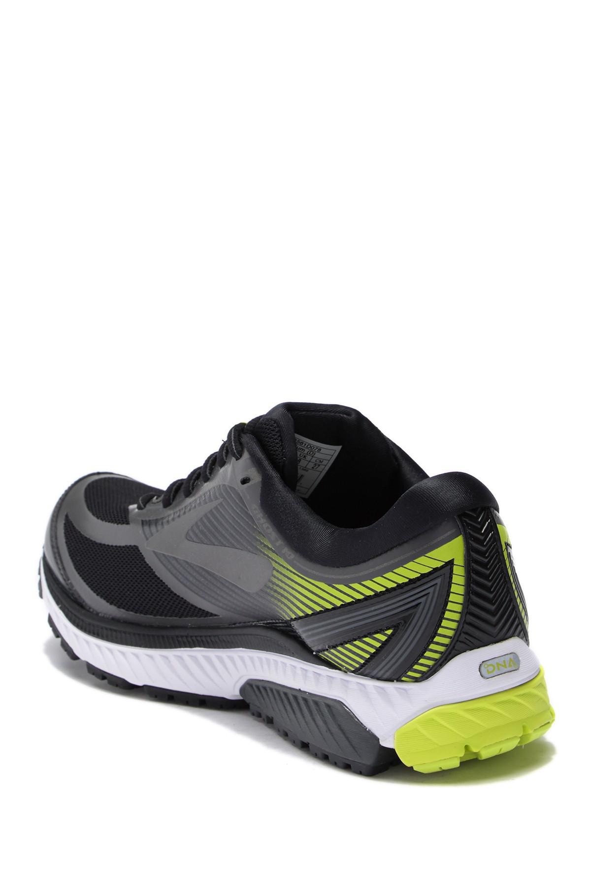 Brooks Lace Ghost 10 Gtx Running Sneaker in Black for Men Brooks Lace Ghost 10 Gtx Running Sneaker in Black for Men