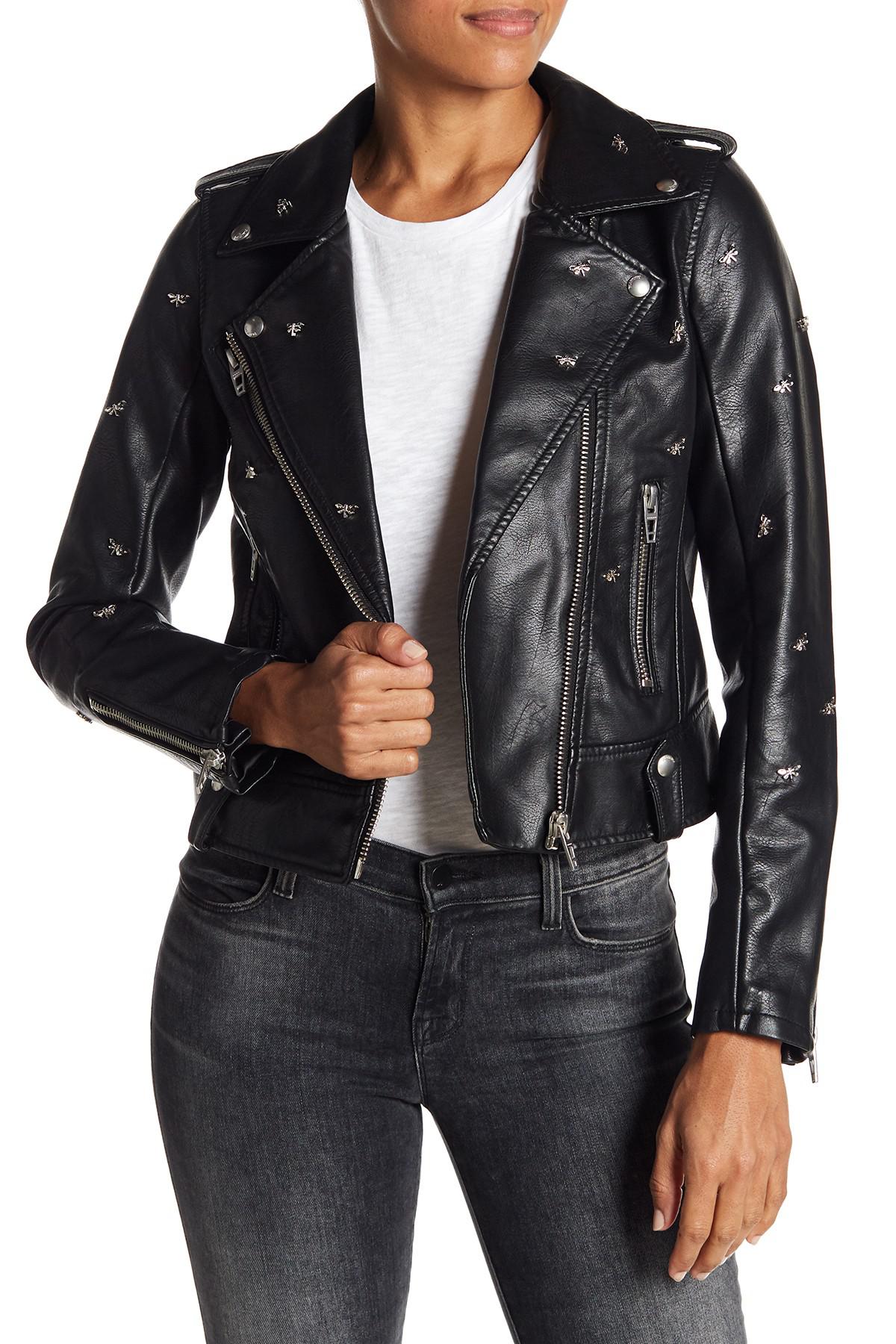 blank nyc leather jacket nordstrom rack