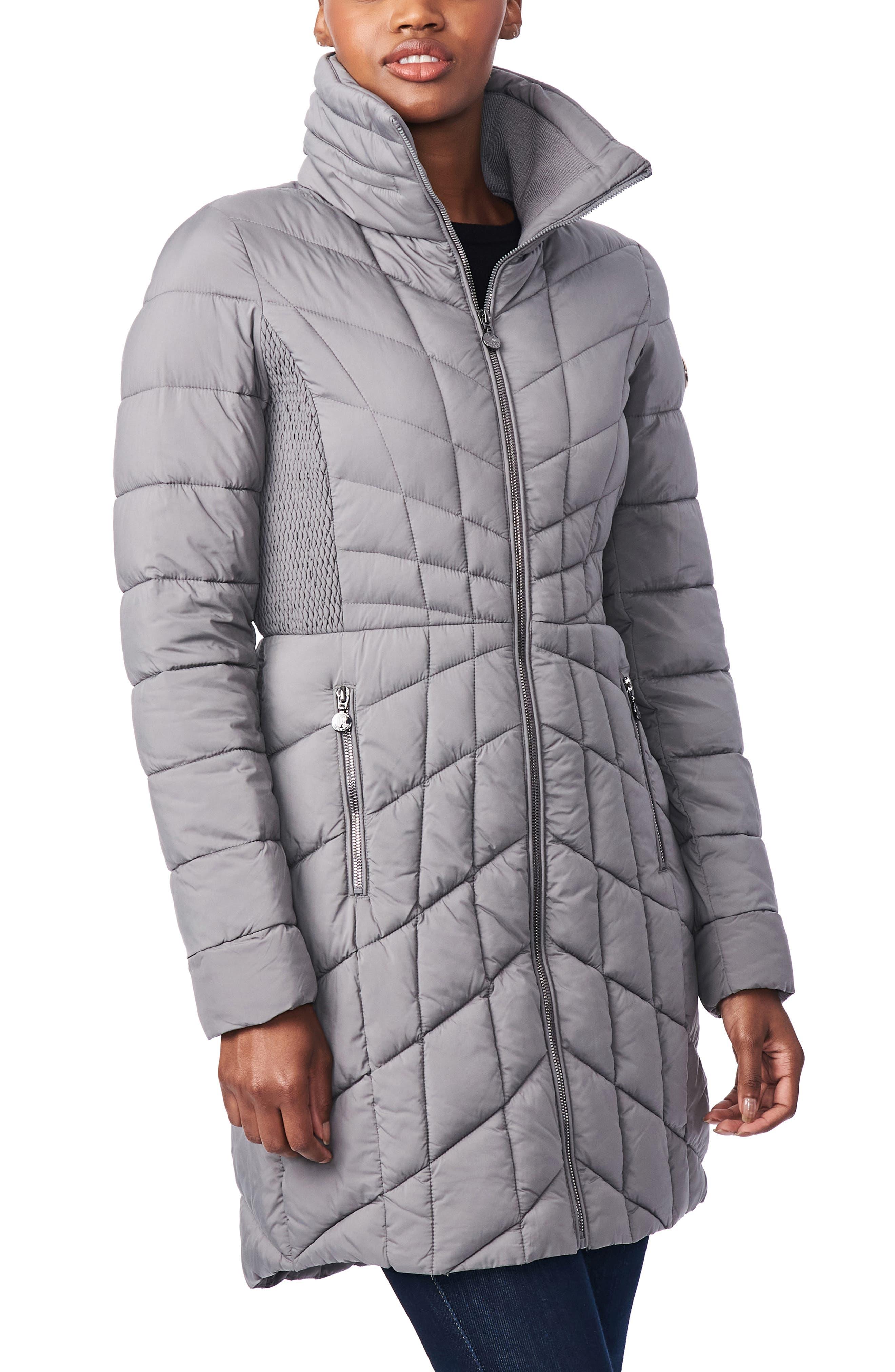 Bernardo Coats Ecoplume Packable Puffer Coat Packable Jacket