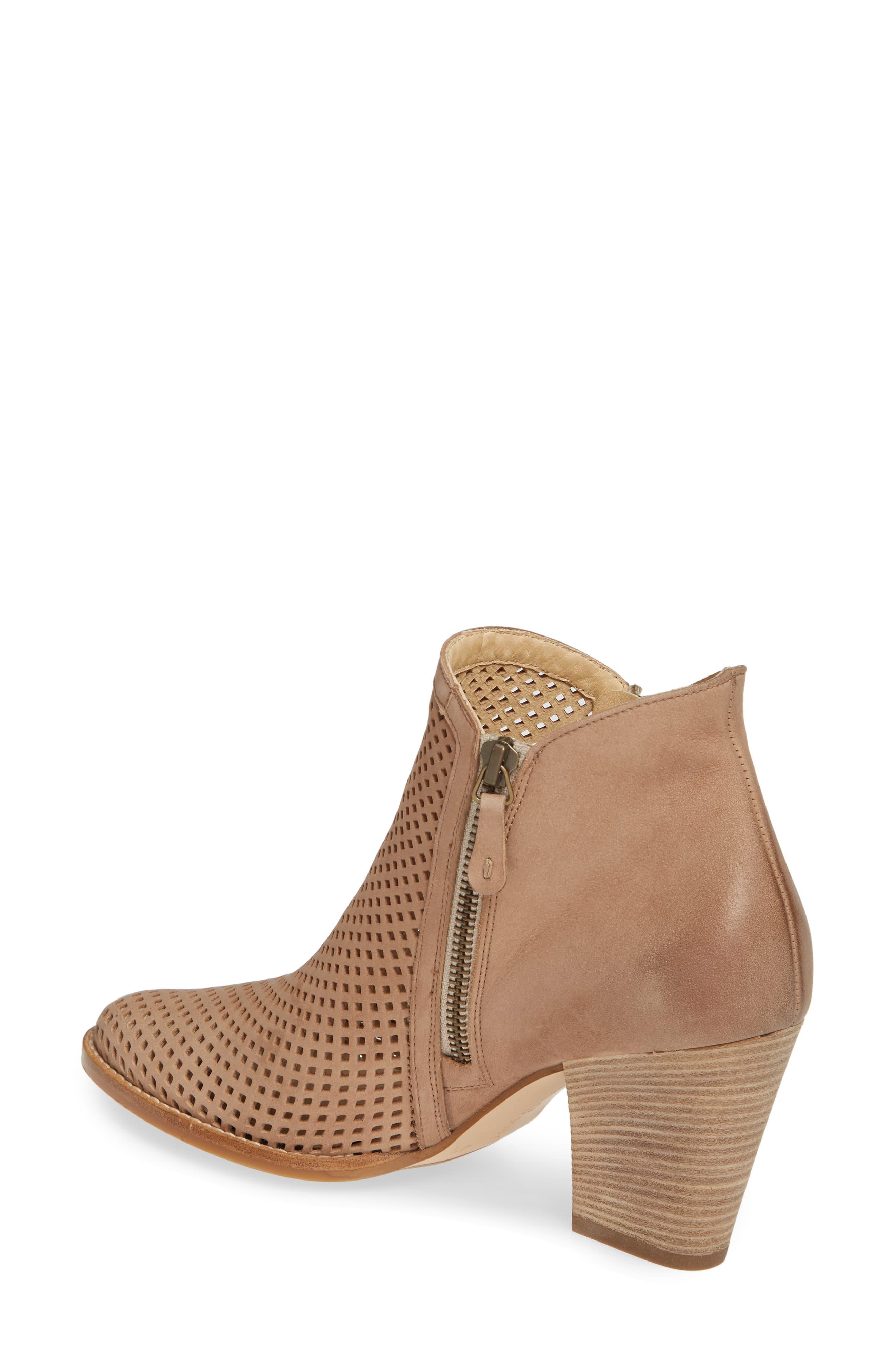 perforated bootie