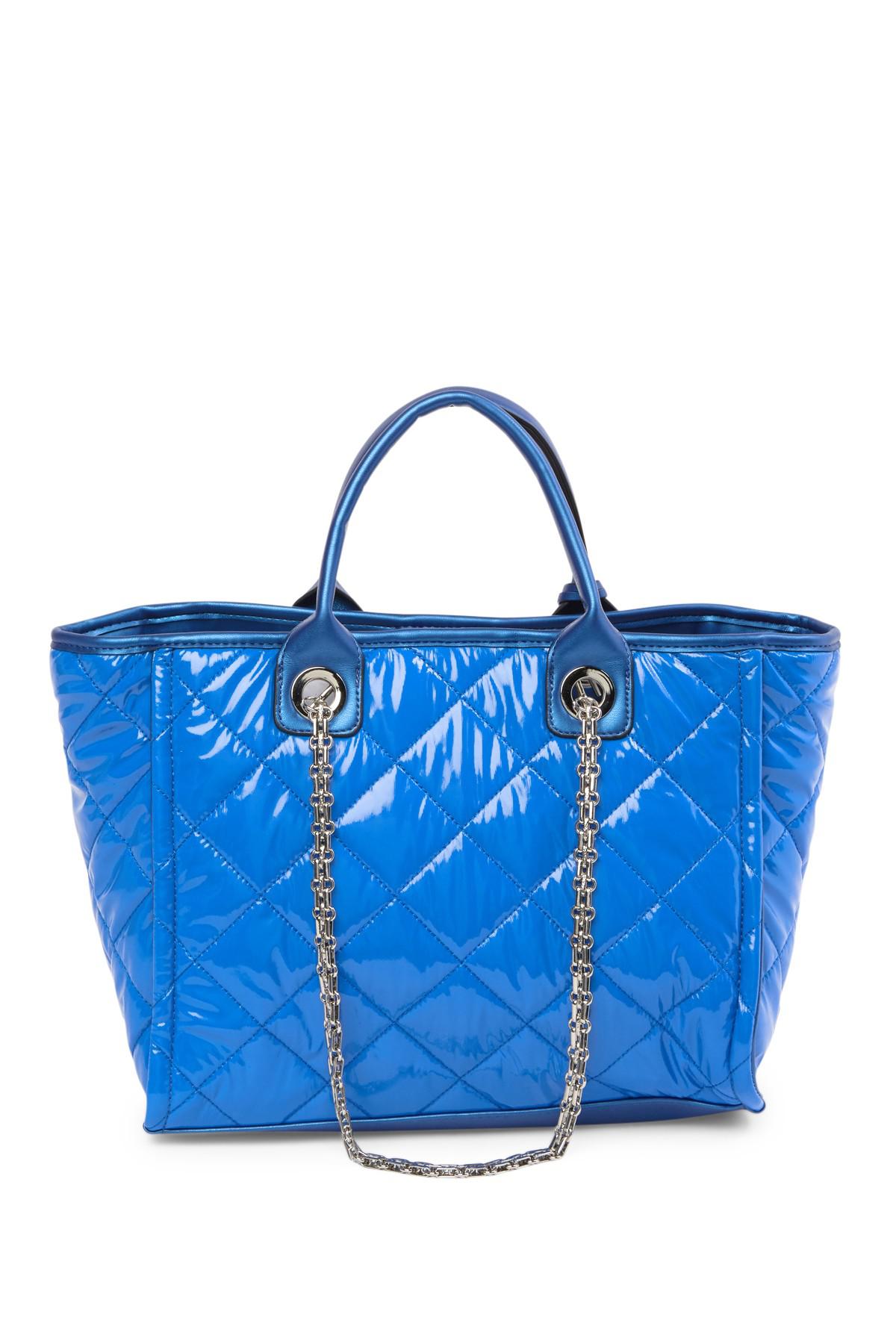 steve madden quilted tote bag